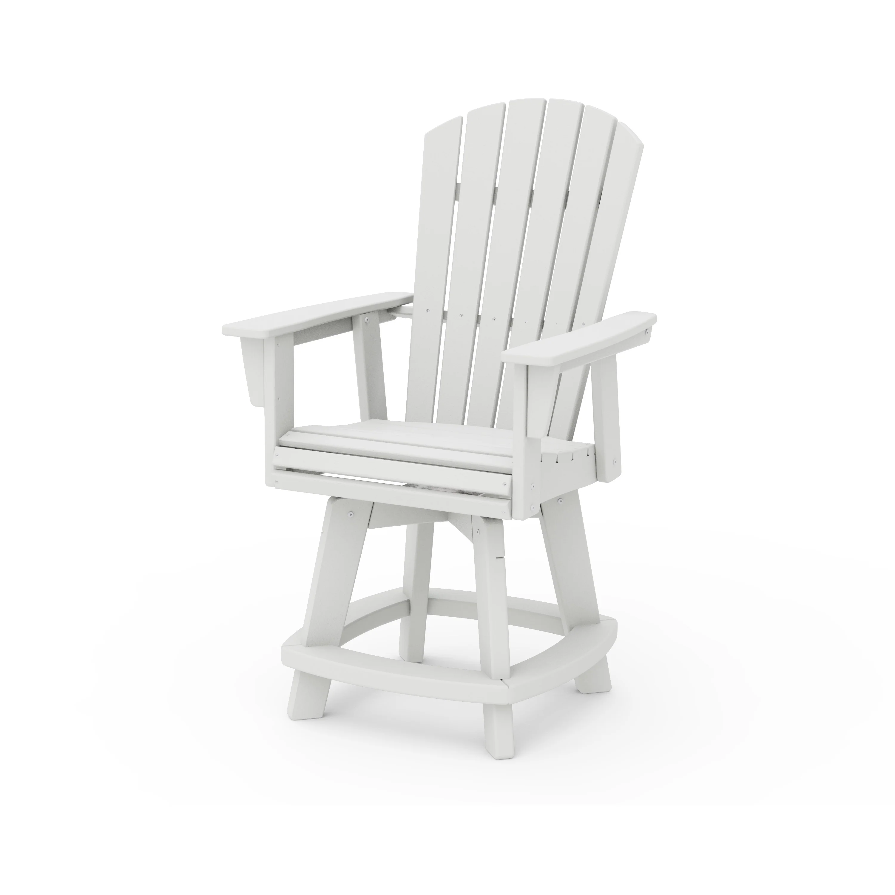 Nautical Curveback Adirondack Swivel Counter Chair - Image 12