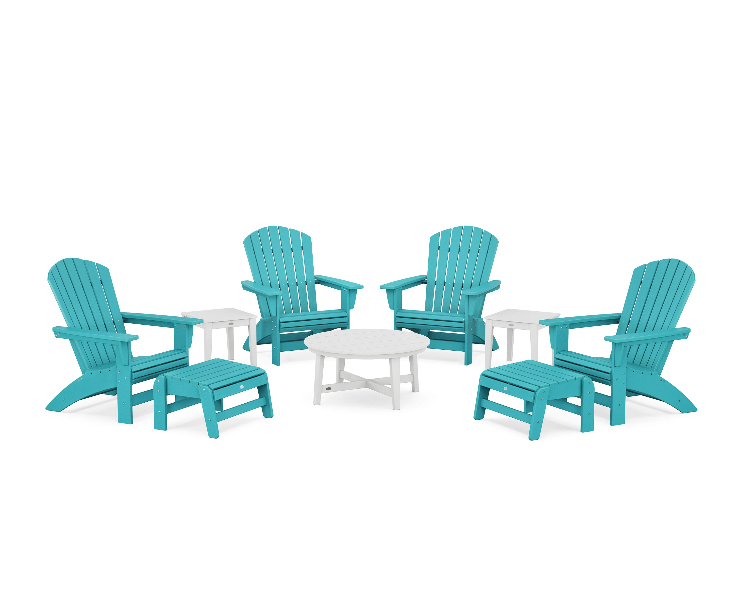 Nautical Grand Adirondack 9-Piece Conversation Set - Image 11