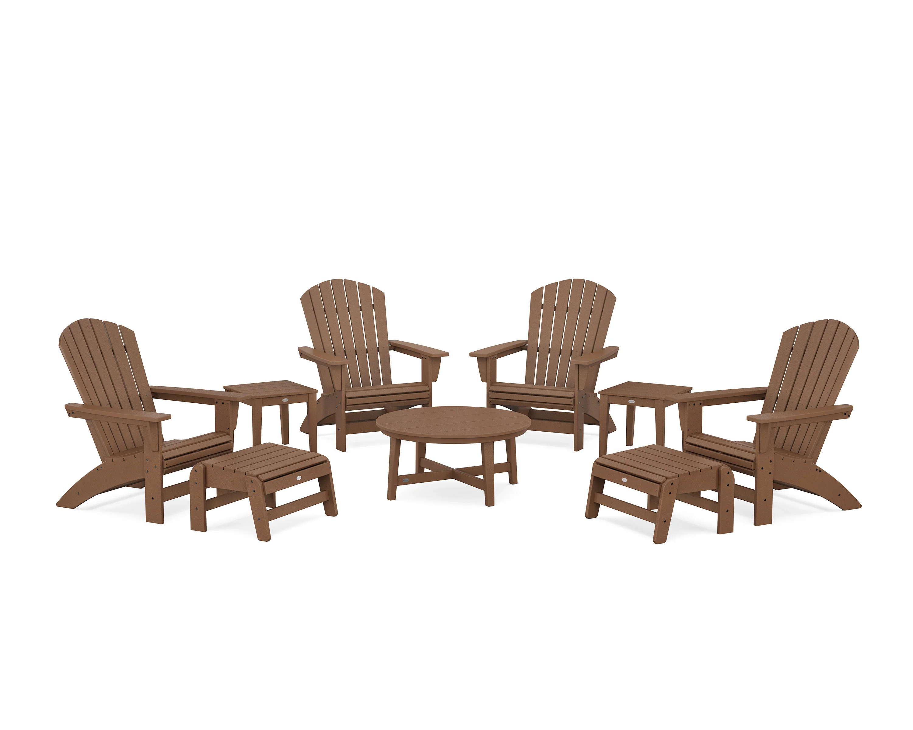 Nautical Grand Adirondack 9-Piece Conversation Set - Image 2