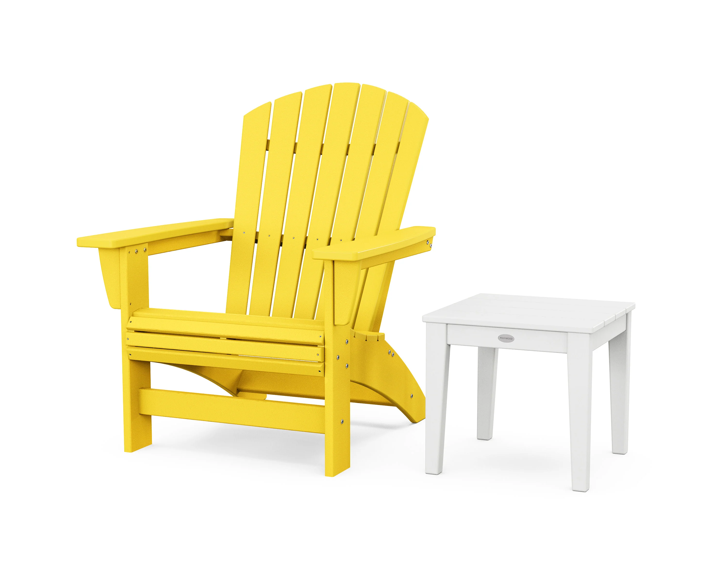 Nautical Grand Adirondack Chair with Side Table - Image 13