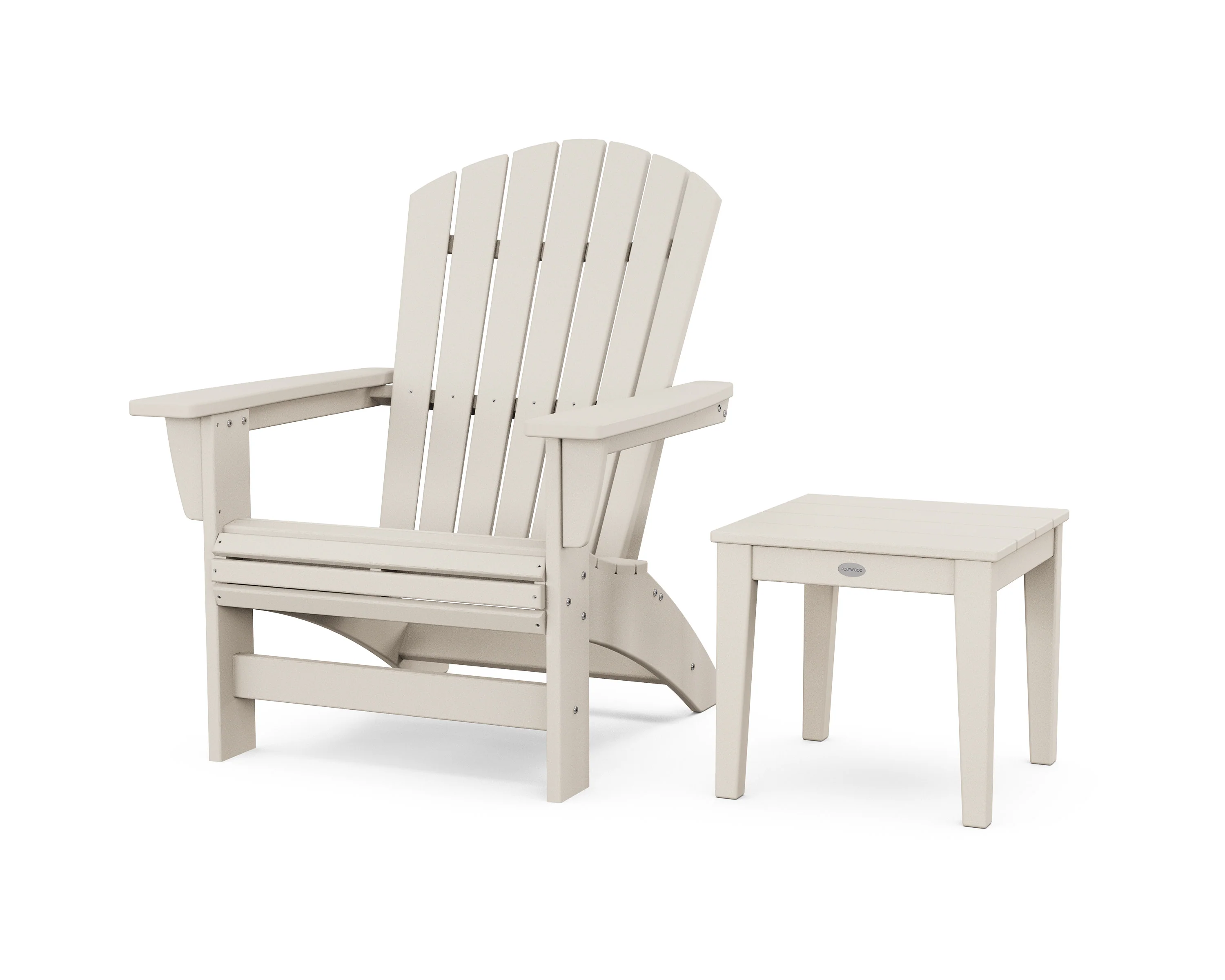 Nautical Grand Adirondack Chair with Side Table - Image 15