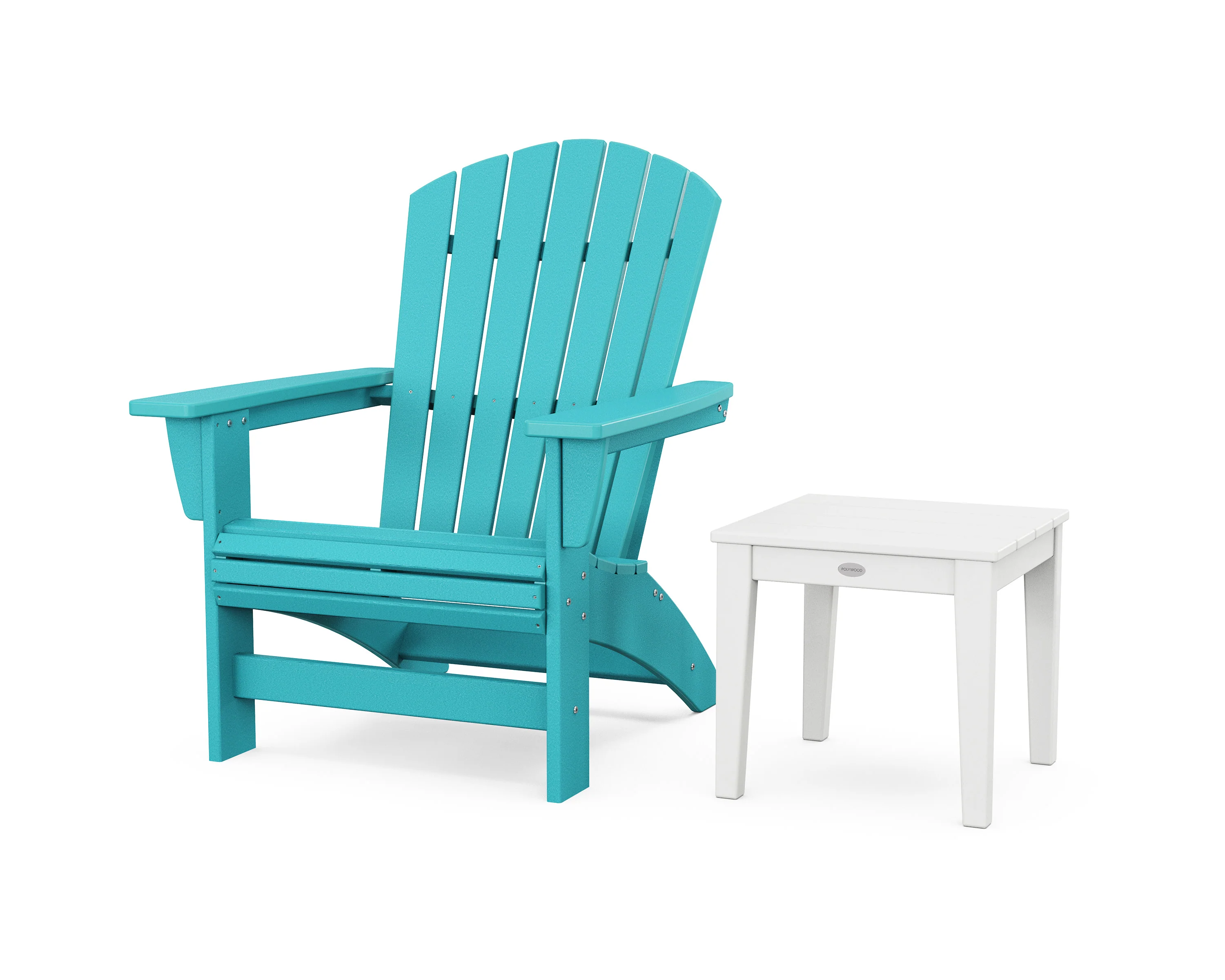 Nautical Grand Adirondack Chair with Side Table - Image 16