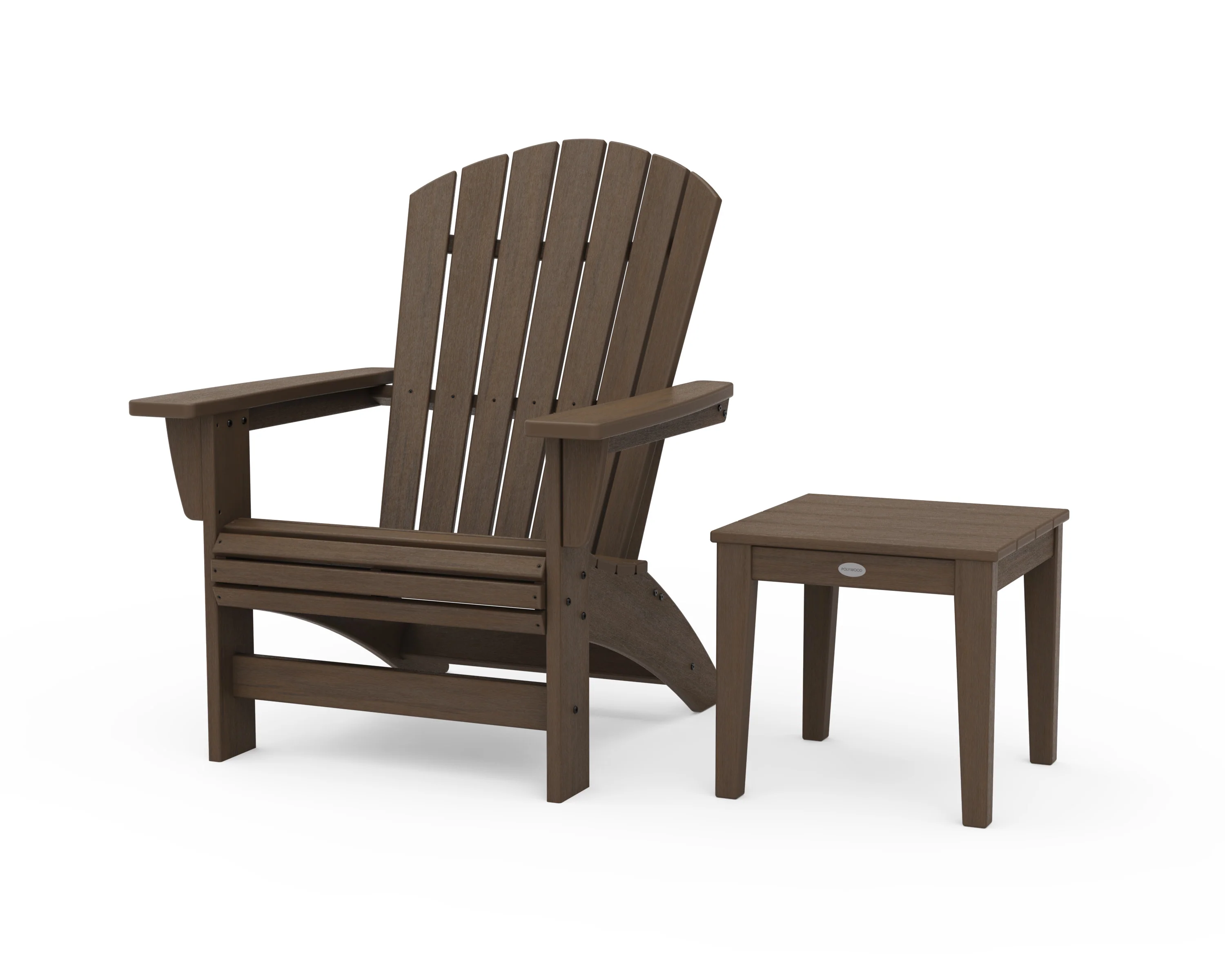 Nautical Grand Adirondack Chair with Side Table - Image 18