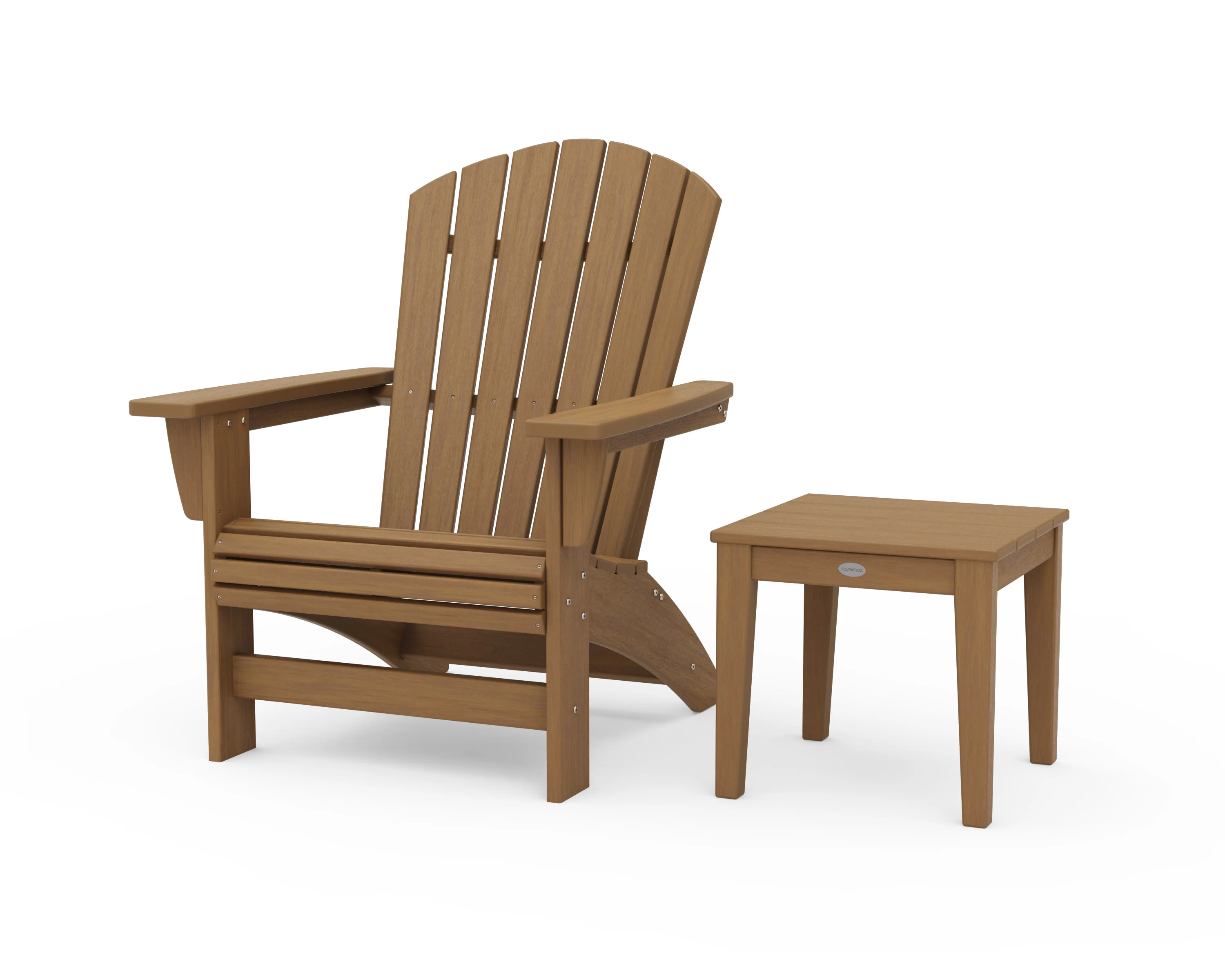 Nautical Grand Adirondack Chair with Side Table - Image 19