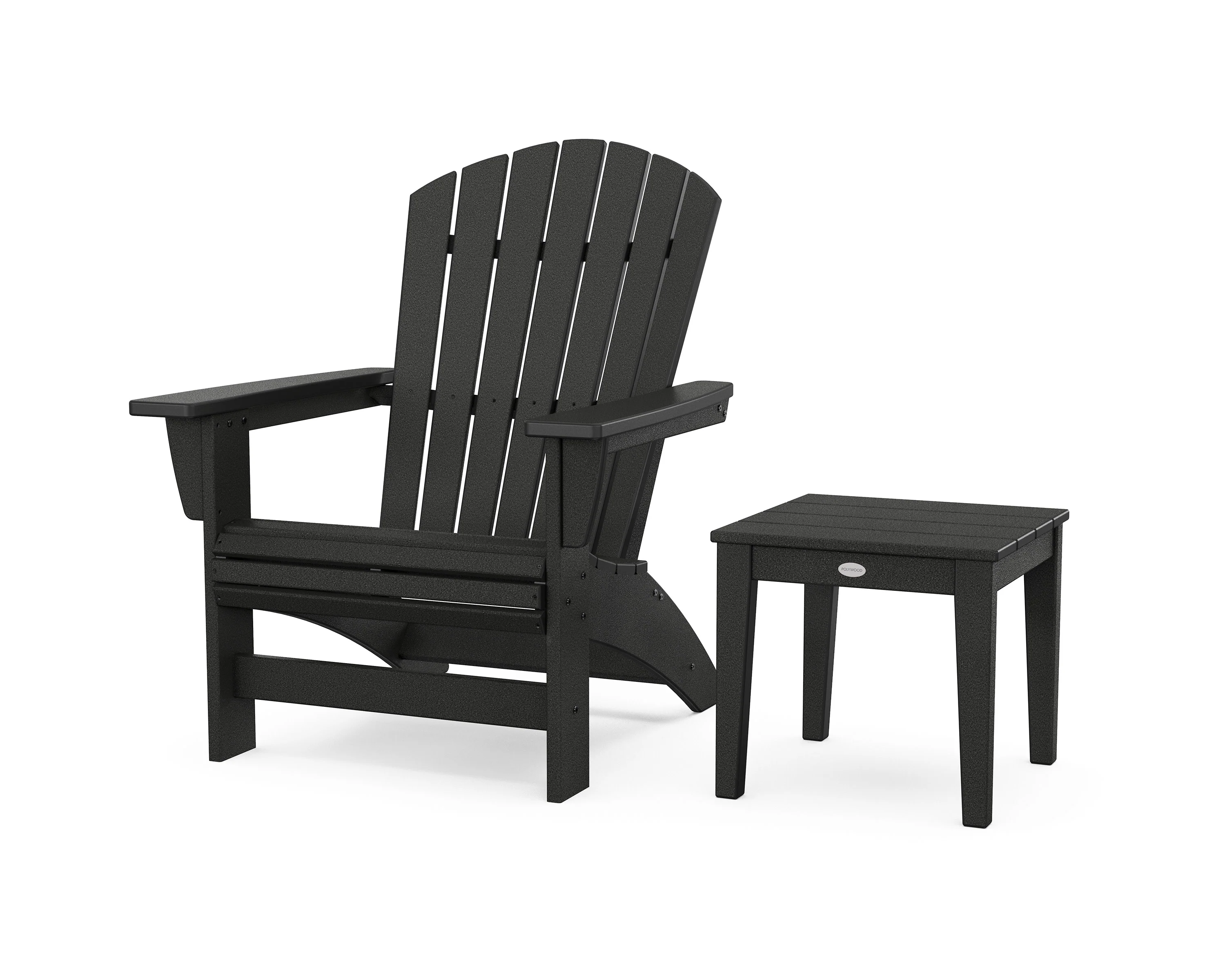 Nautical Grand Adirondack Chair with Side Table - Image 7