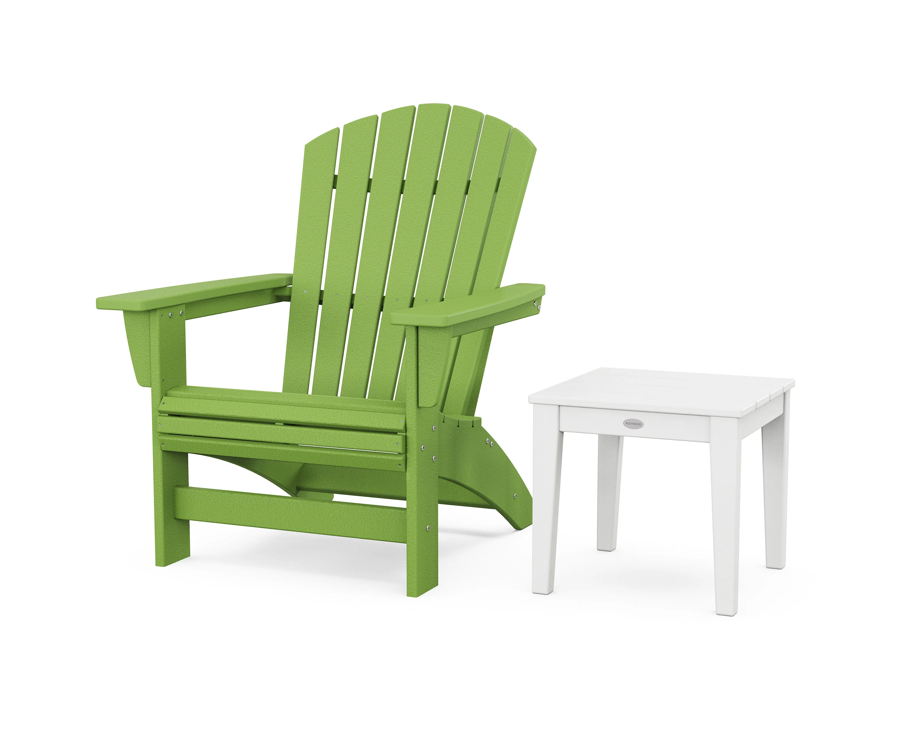 Nautical Grand Adirondack Chair with Side Table - Image 8