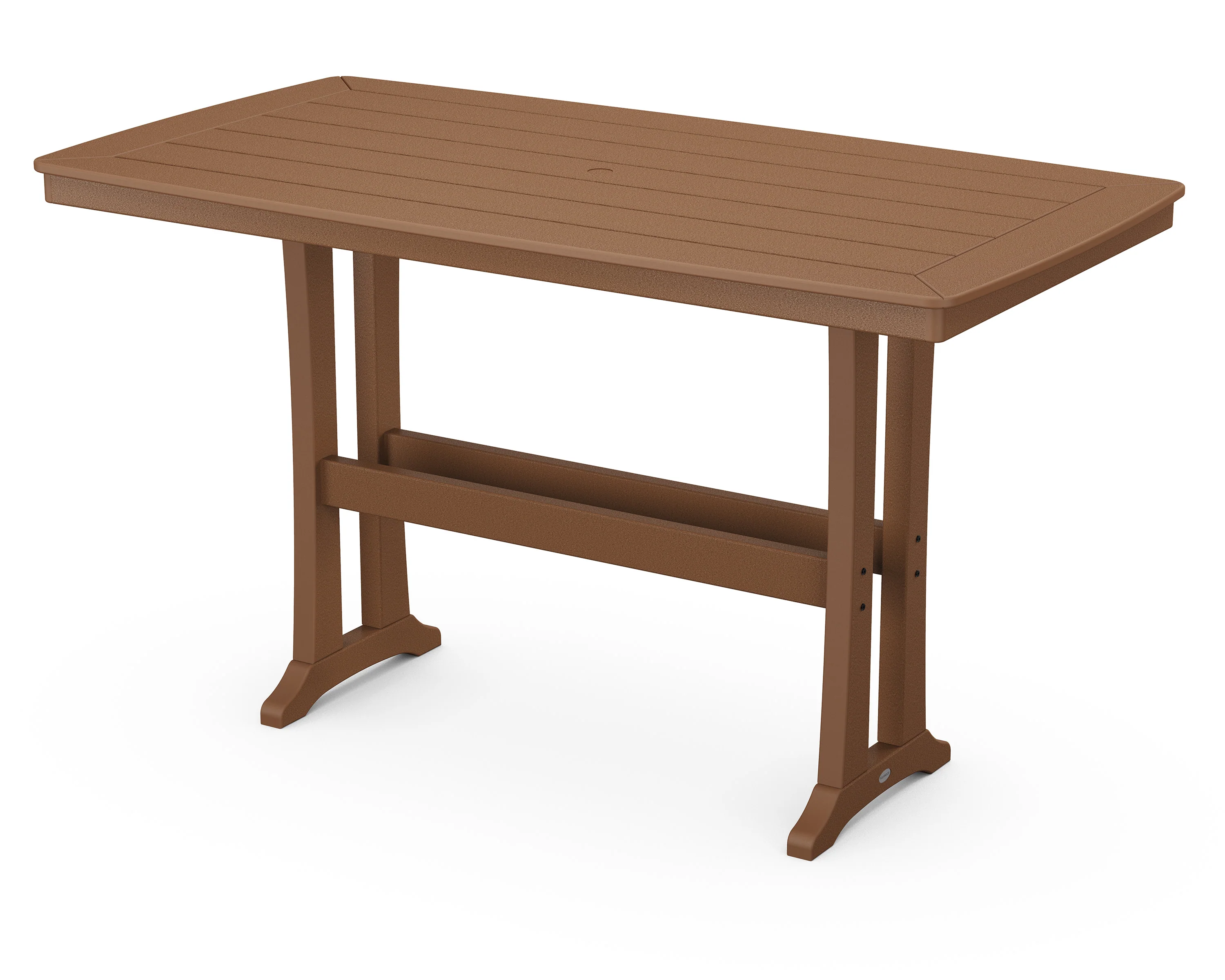Nautical Trestle 38" x 73" Bar Table - Image 4