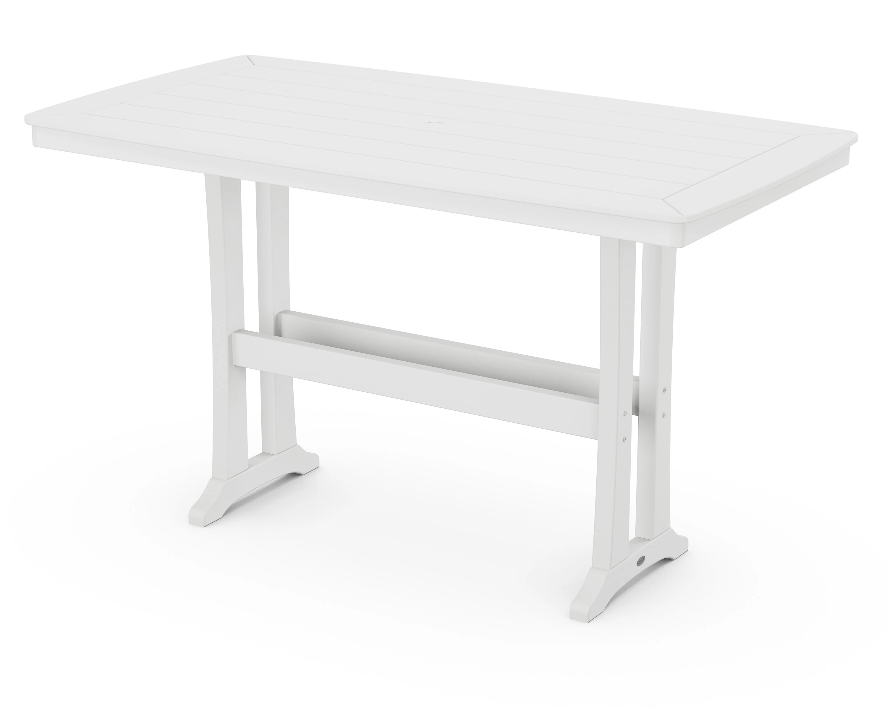 Nautical Trestle 38" x 73" Bar Table - Image 5