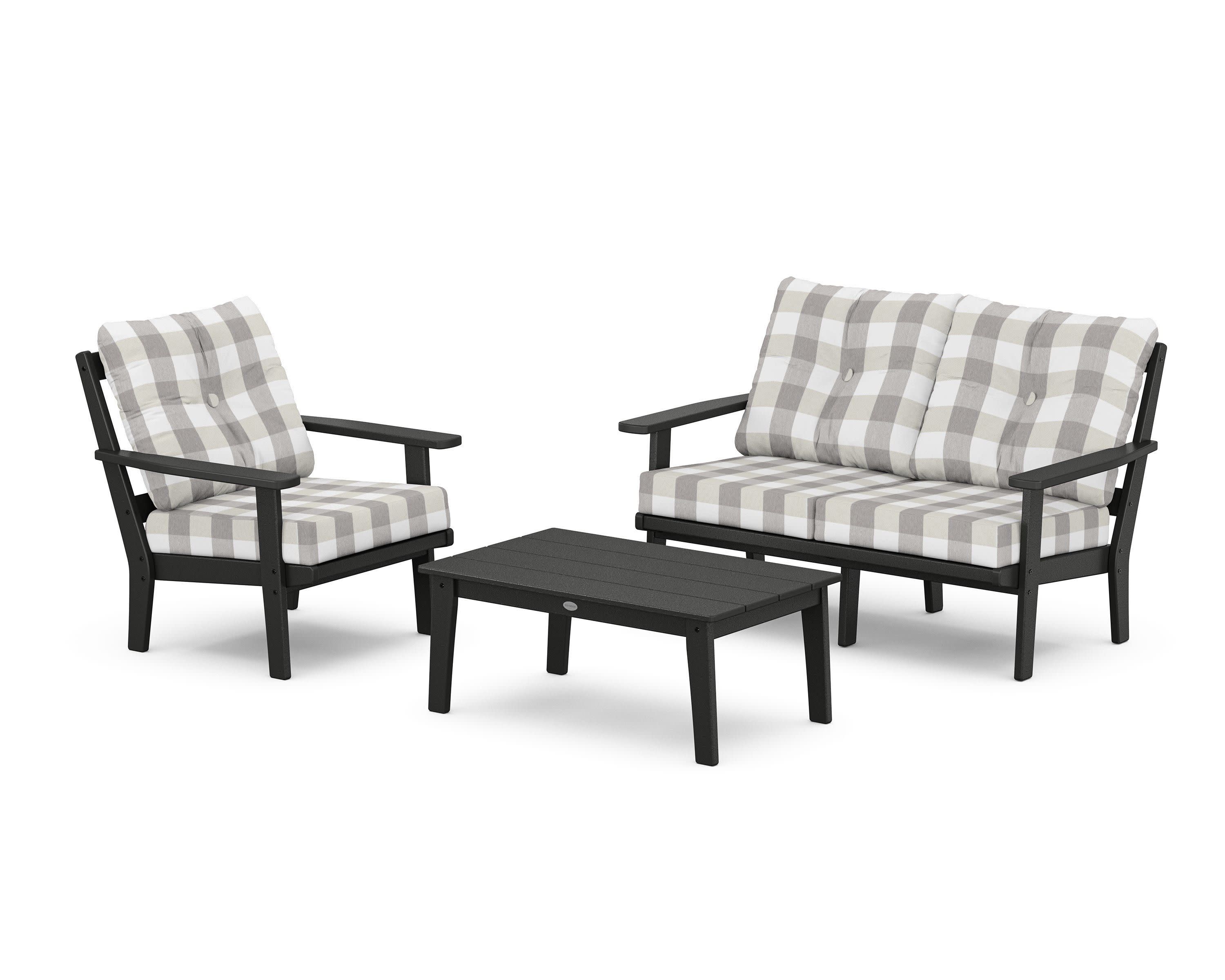 Oxford 3-Piece Deep Seating Set with Loveseat - Image 105