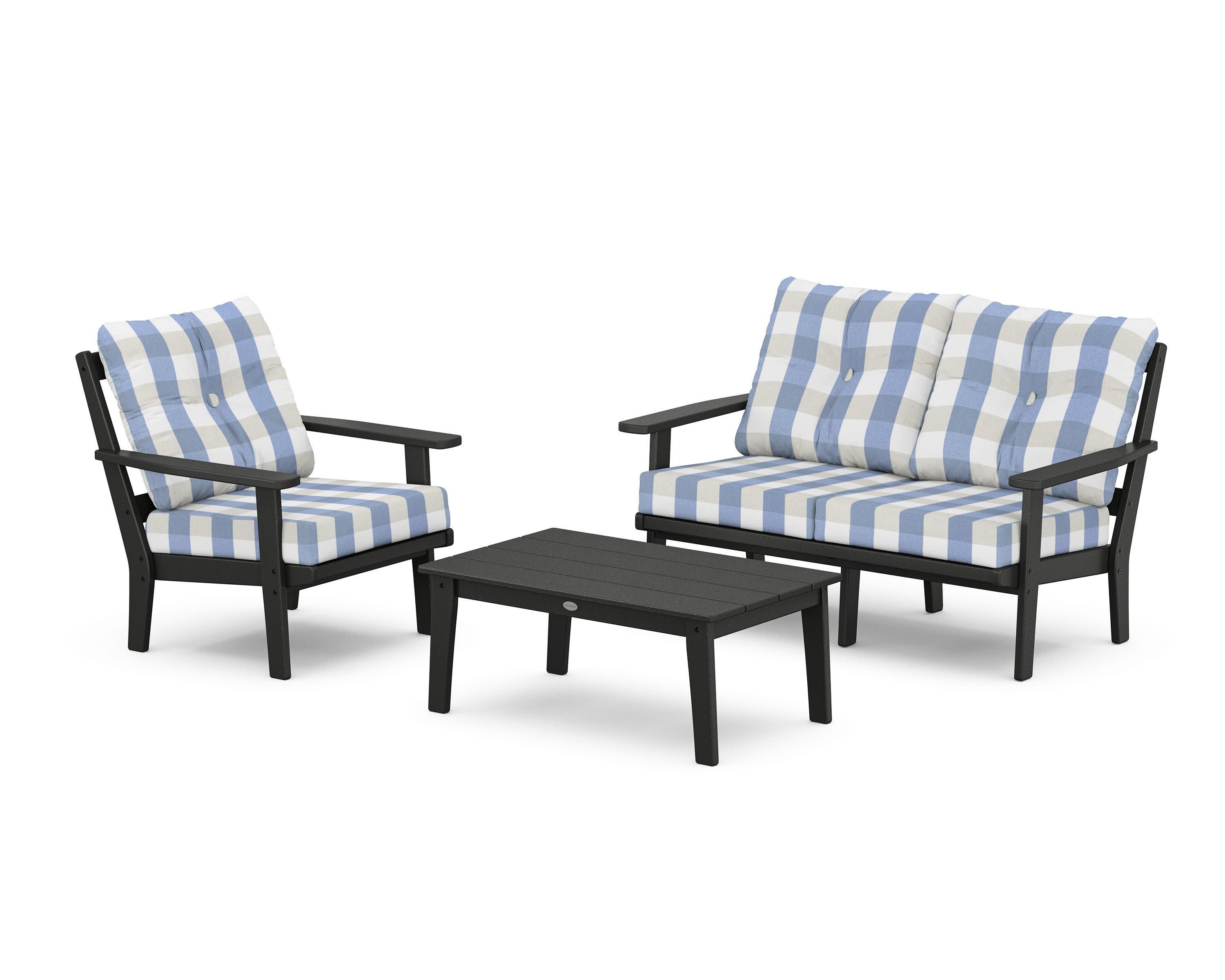 Oxford 3-Piece Deep Seating Set with Loveseat - Image 107