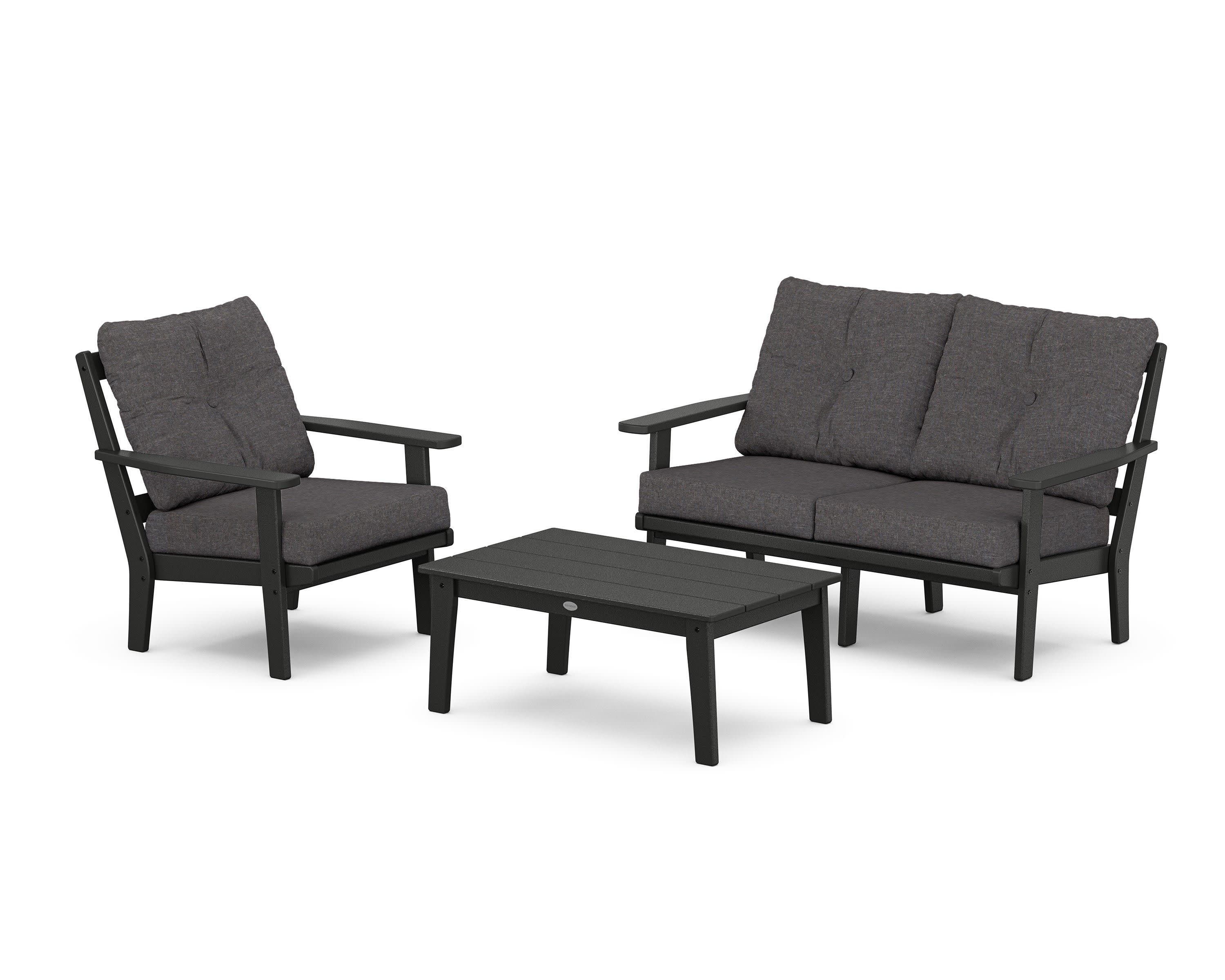 Oxford 3-Piece Deep Seating Set with Loveseat - Image 112