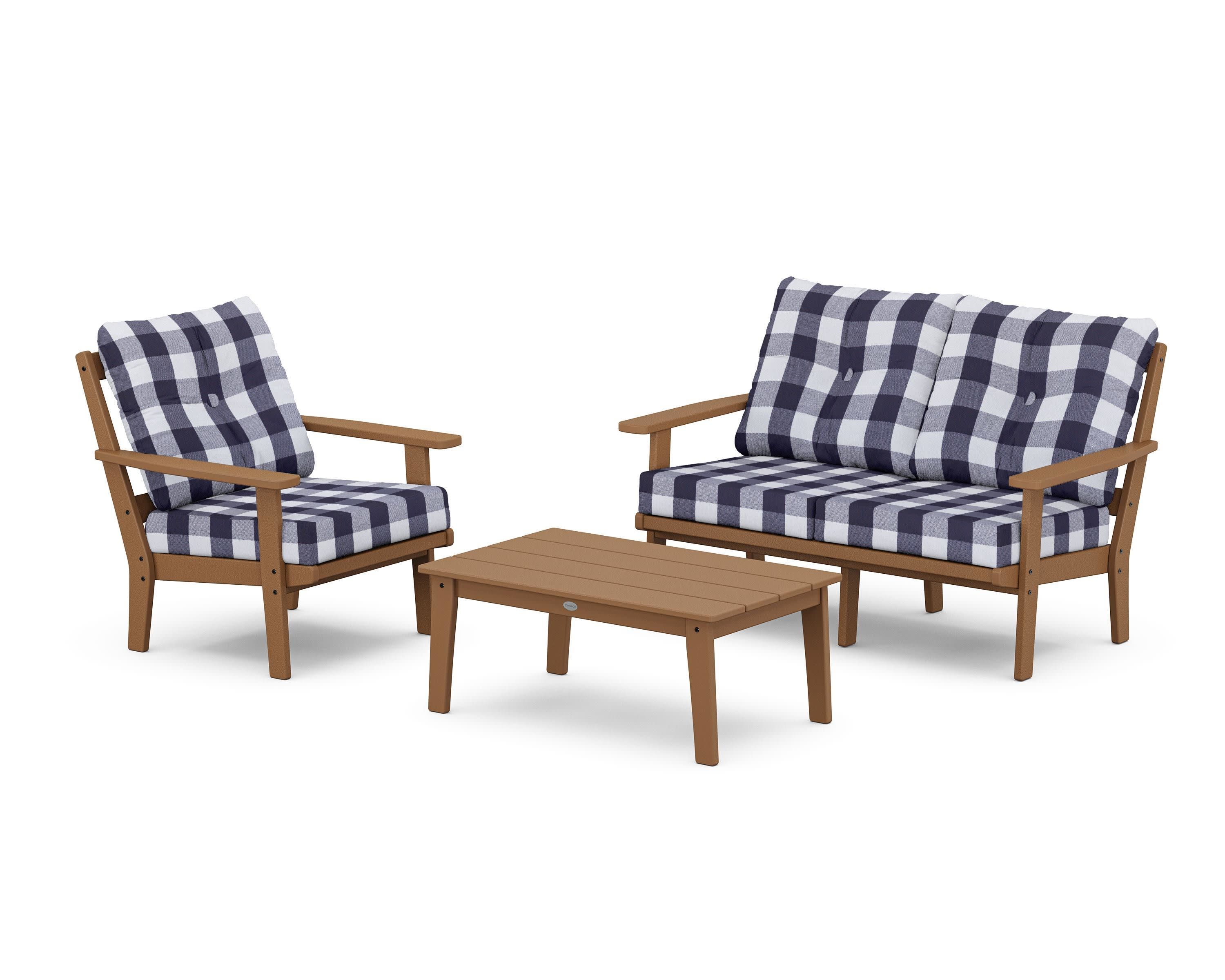 Oxford 3-Piece Deep Seating Set with Loveseat - Image 124