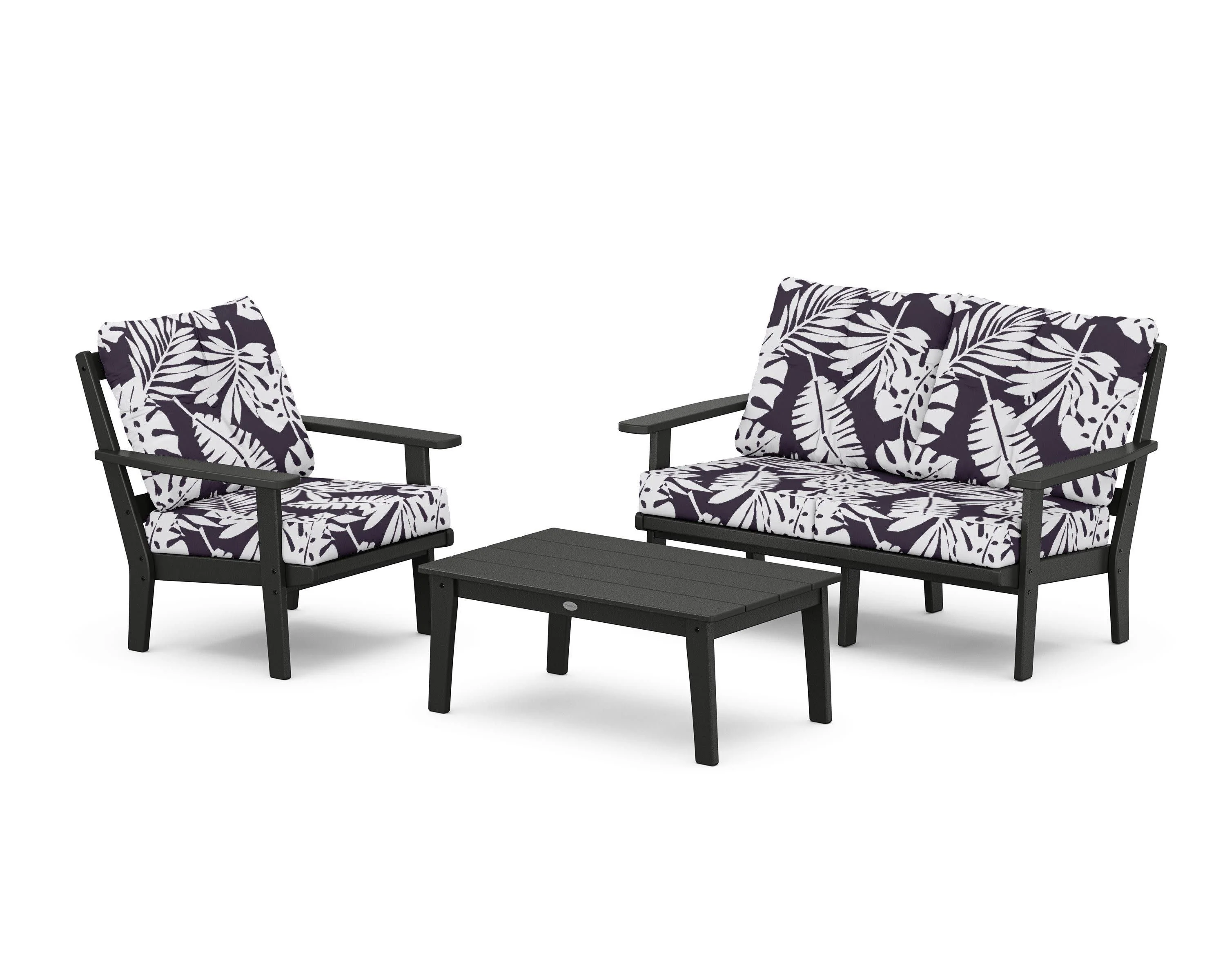 Oxford 3-Piece Deep Seating Set with Loveseat - Image 144