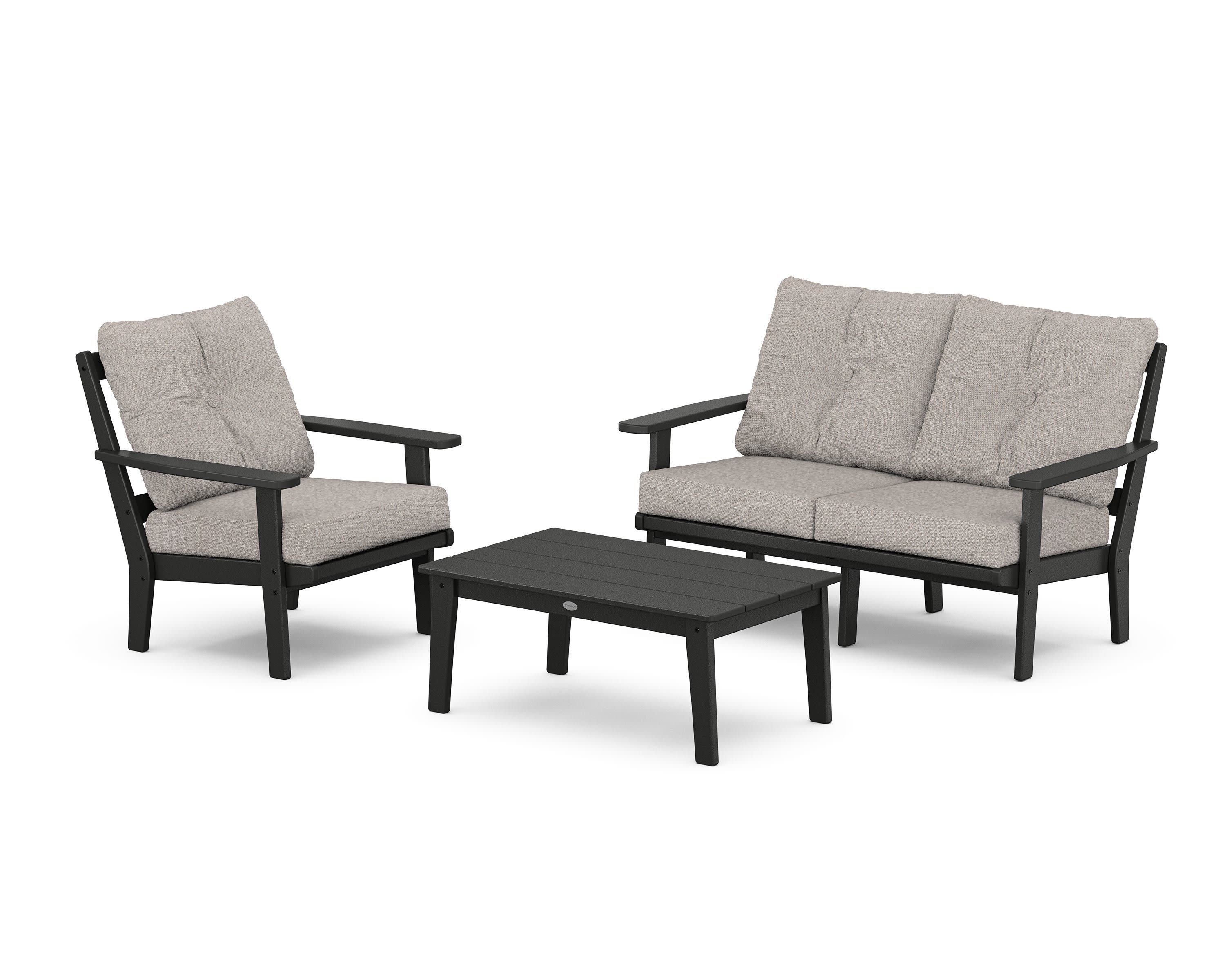 Oxford 3-Piece Deep Seating Set with Loveseat - Image 15