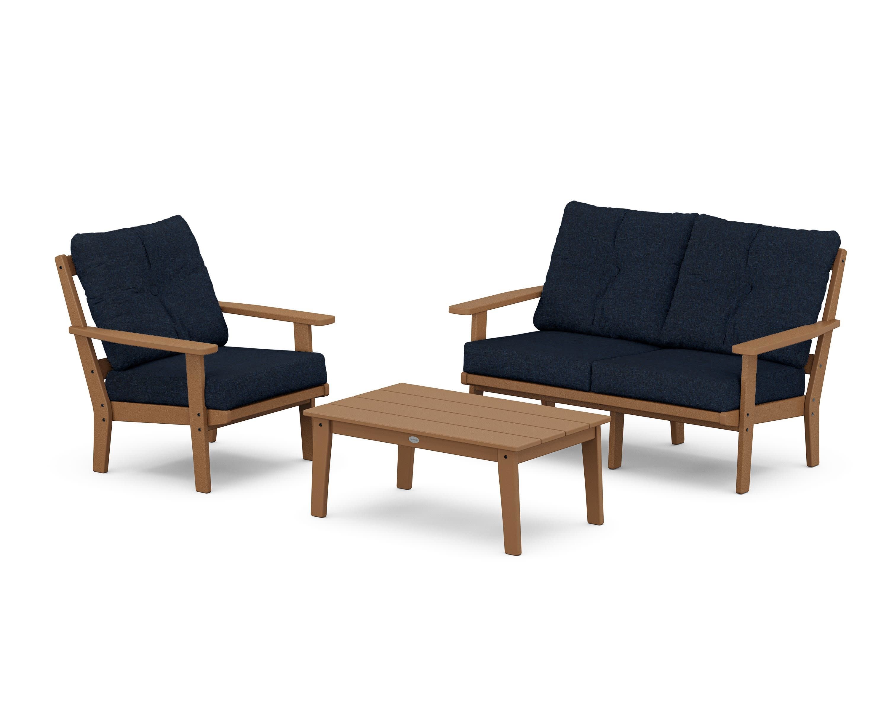 Oxford 3-Piece Deep Seating Set with Loveseat - Image 158