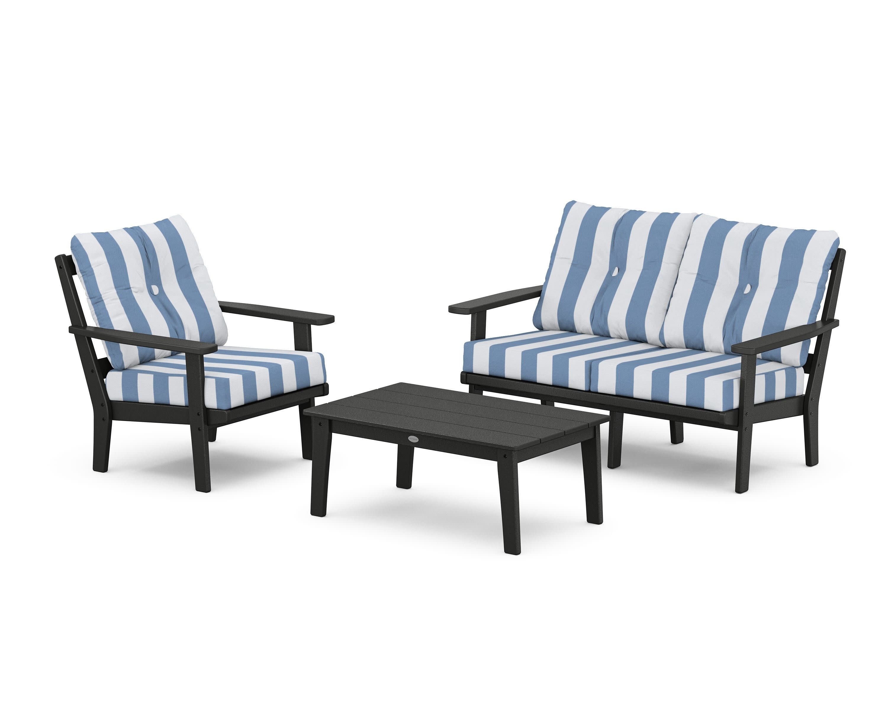 Oxford 3-Piece Deep Seating Set with Loveseat - Image 173