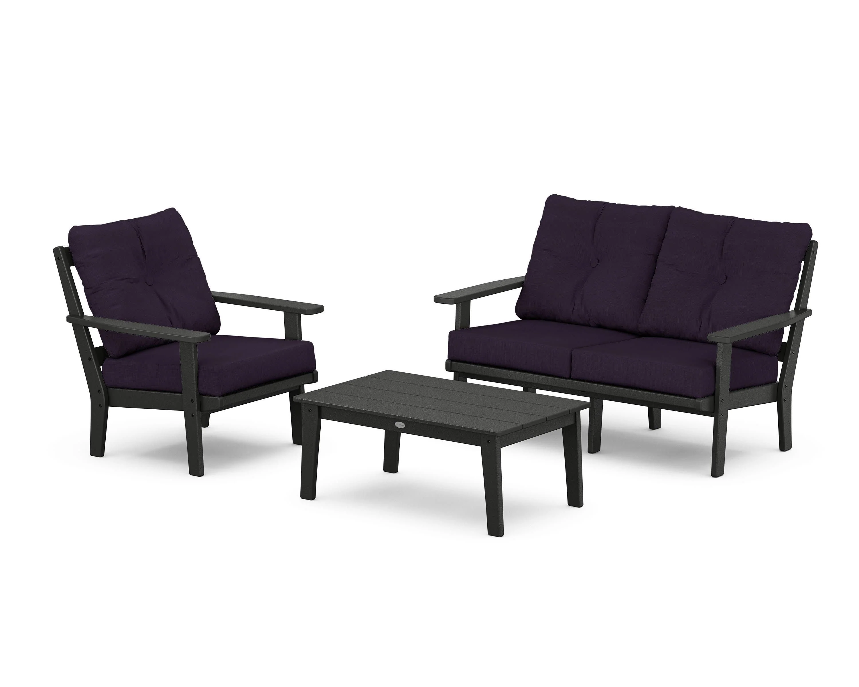 Oxford 3-Piece Deep Seating Set with Loveseat - Image 180