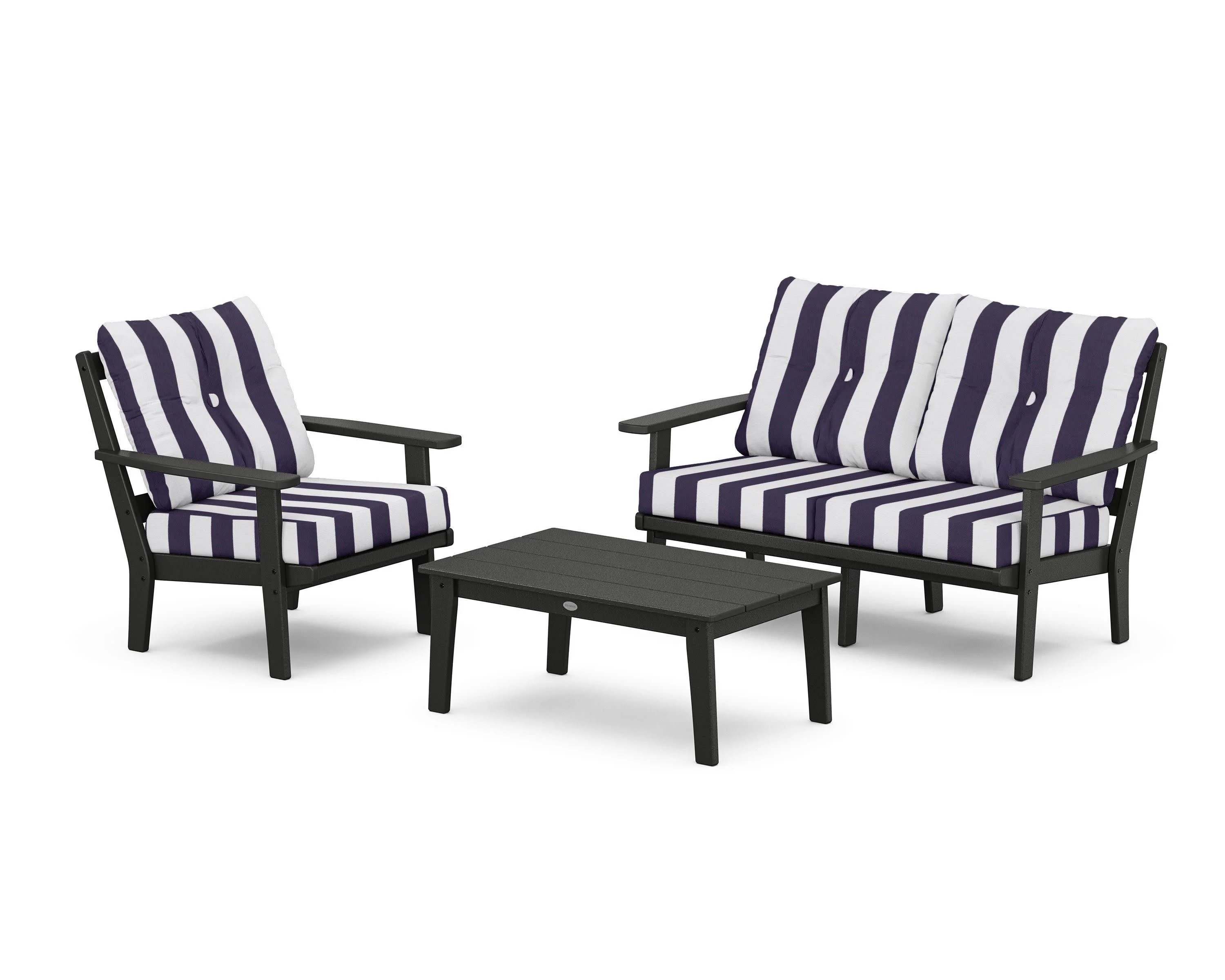 Oxford 3-Piece Deep Seating Set with Loveseat - Image 183