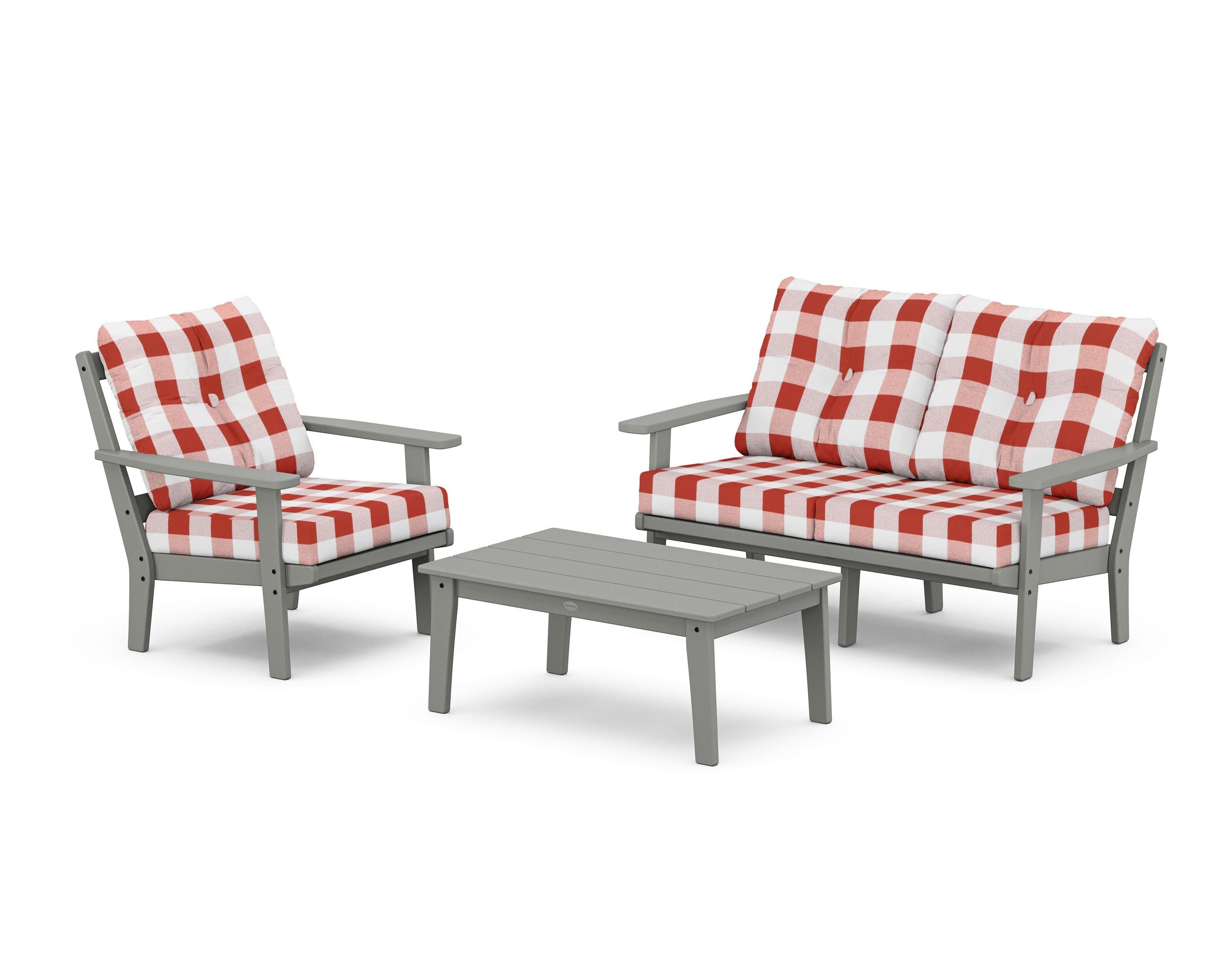 Oxford 3-Piece Deep Seating Set with Loveseat - Image 203