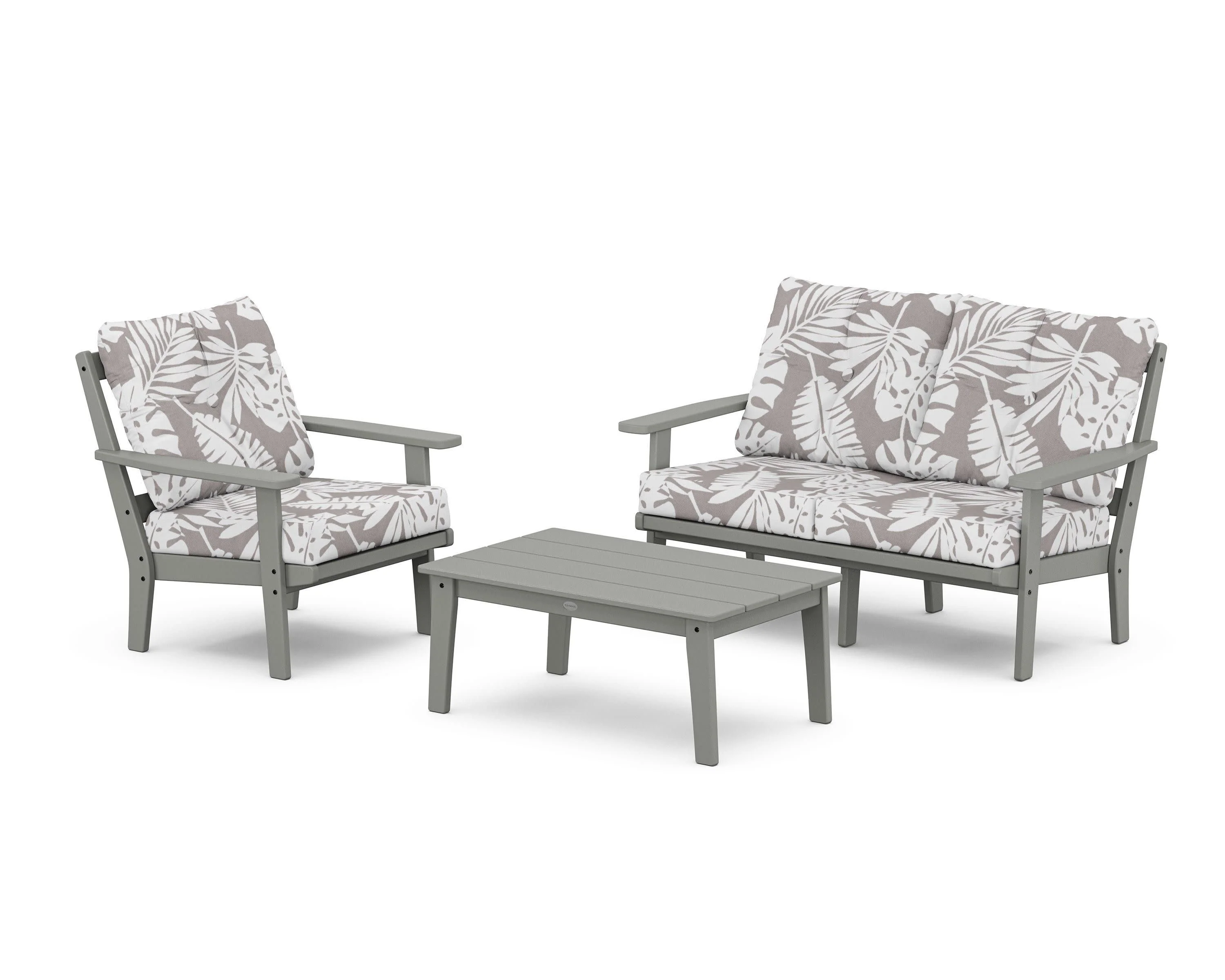 Oxford 3-Piece Deep Seating Set with Loveseat - Image 32