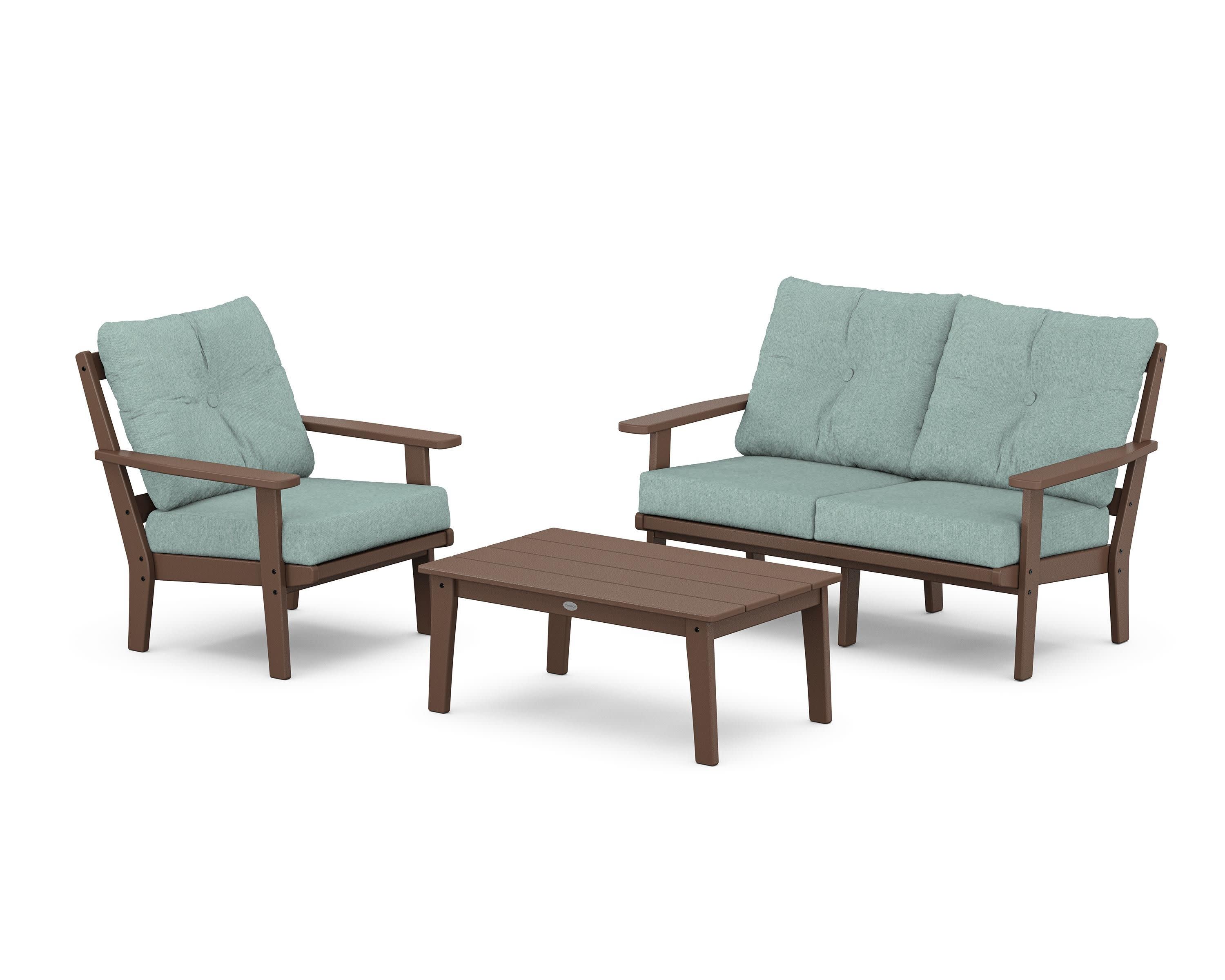Oxford 3-Piece Deep Seating Set with Loveseat - Image 33