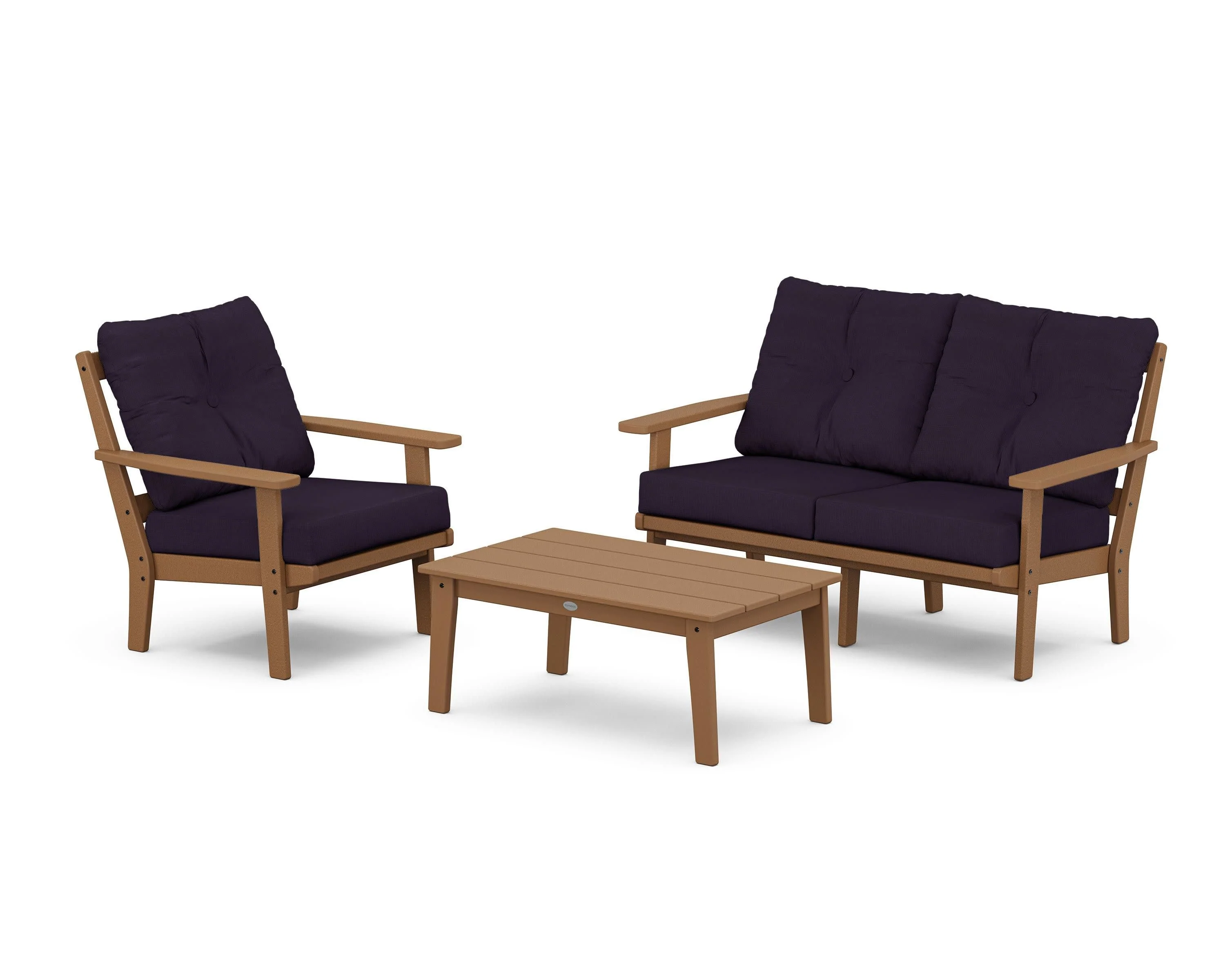 Oxford 3-Piece Deep Seating Set with Loveseat - Image 36