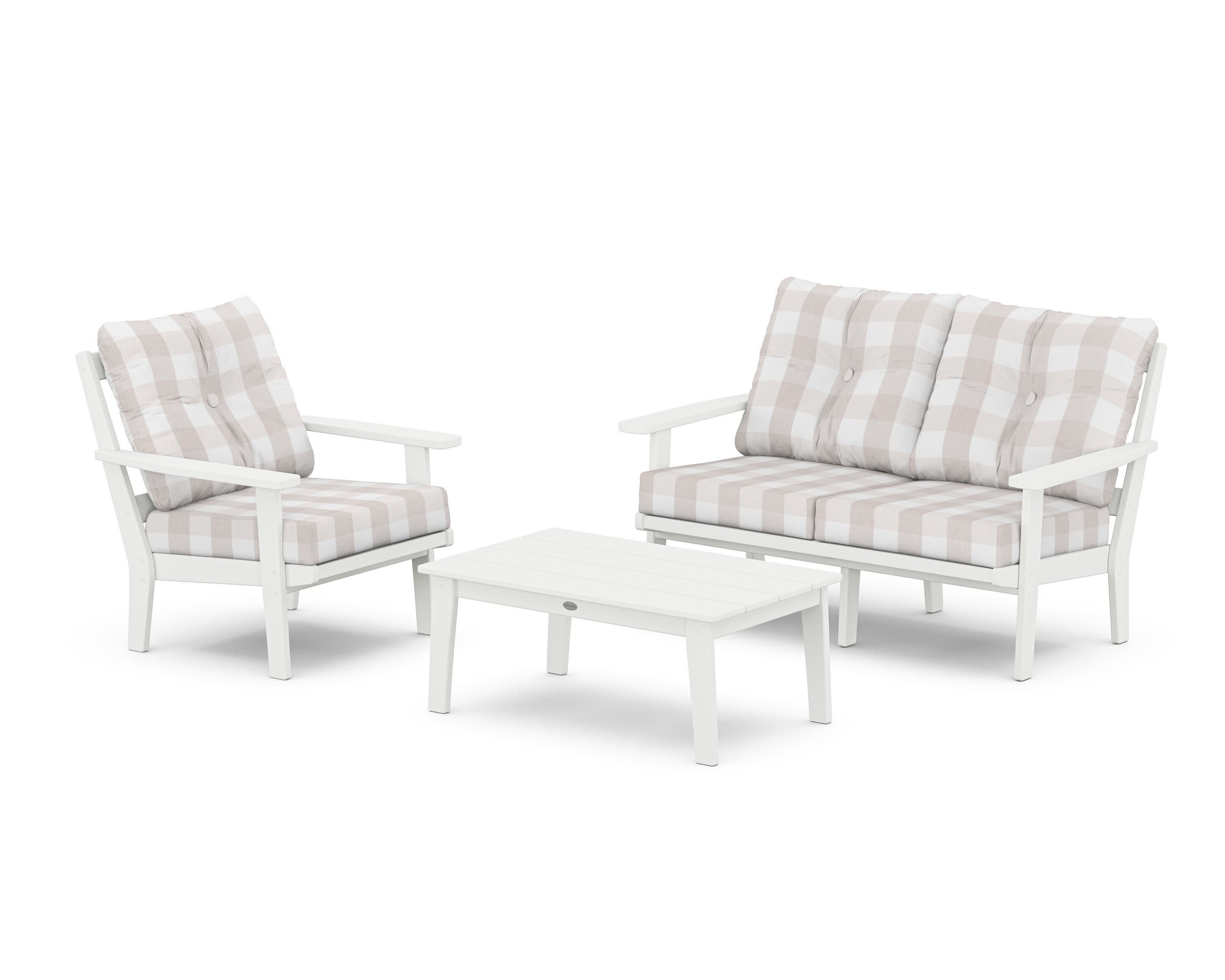 Oxford 3-Piece Deep Seating Set with Loveseat - Image 38