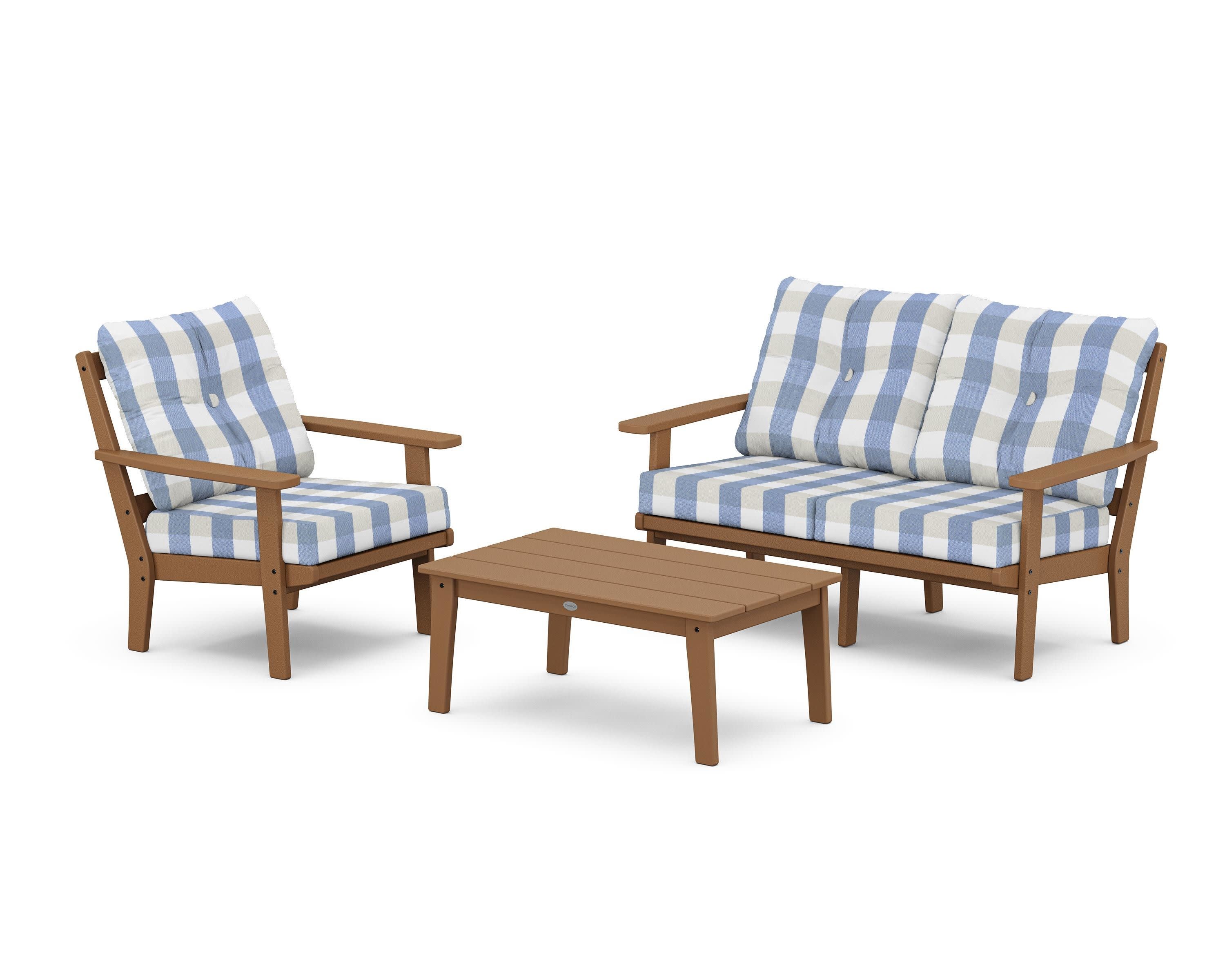 Oxford 3-Piece Deep Seating Set with Loveseat - Image 39