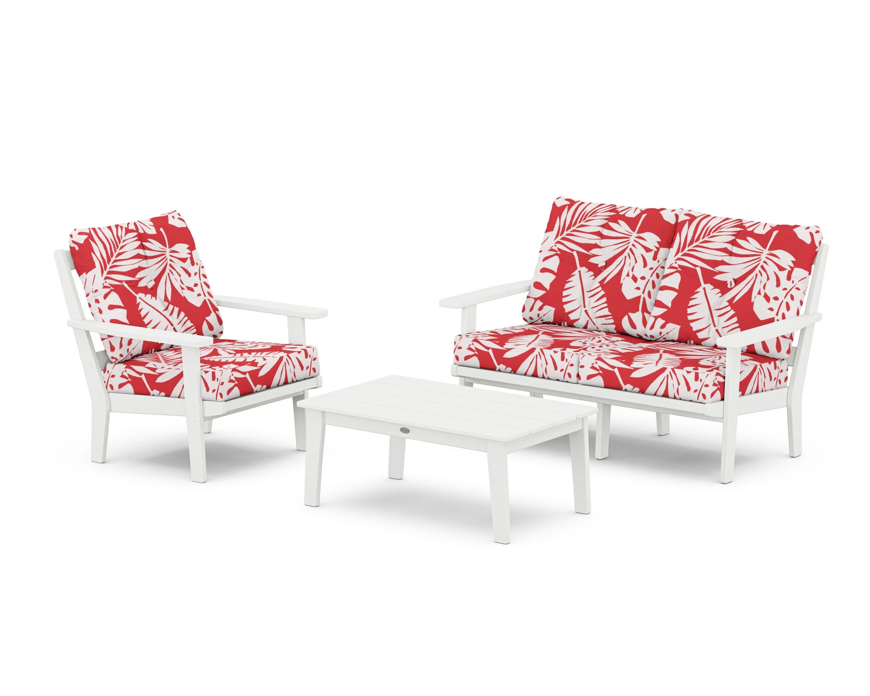 Oxford 3-Piece Deep Seating Set with Loveseat - Image 44