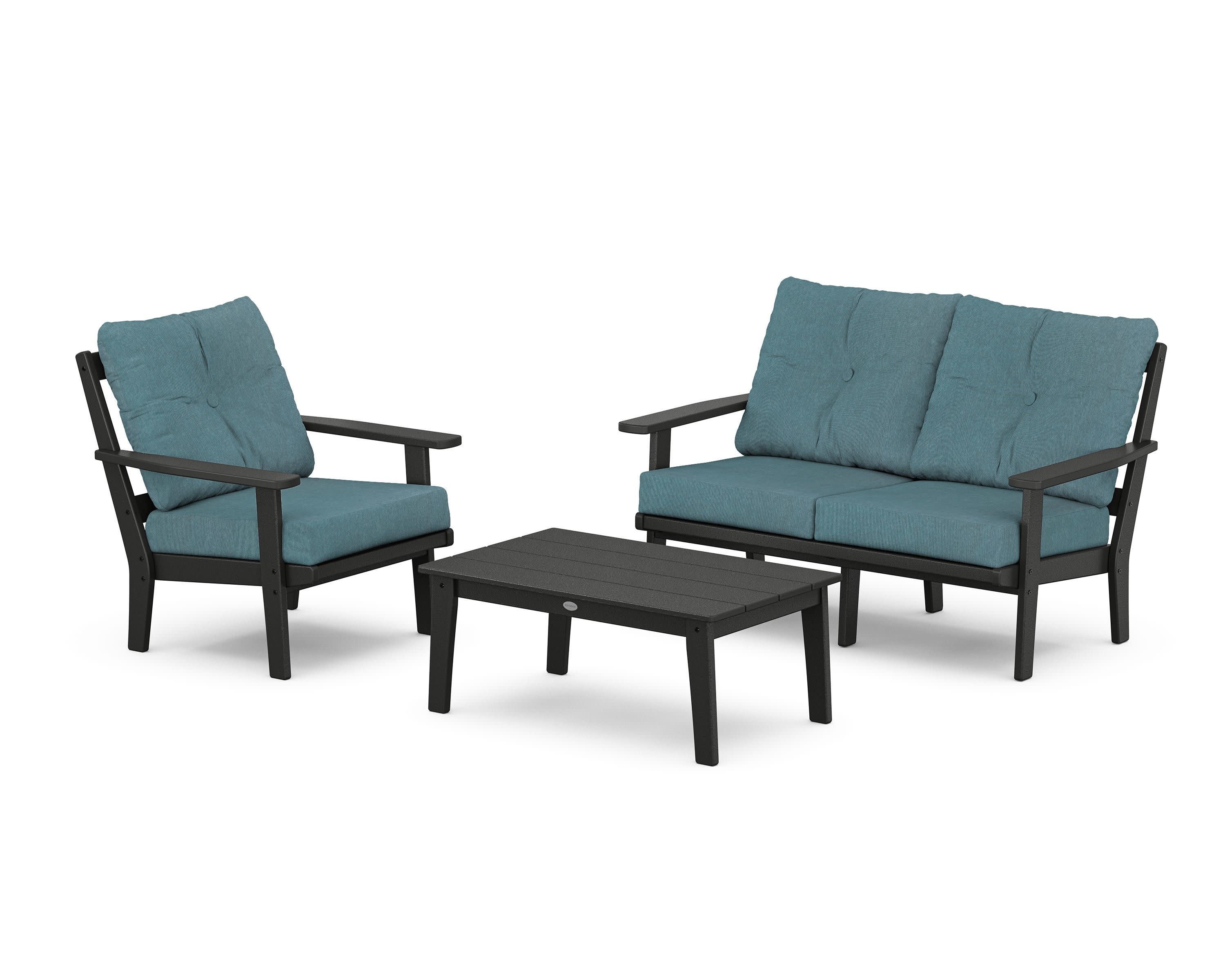 Oxford 3-Piece Deep Seating Set with Loveseat - Image 50