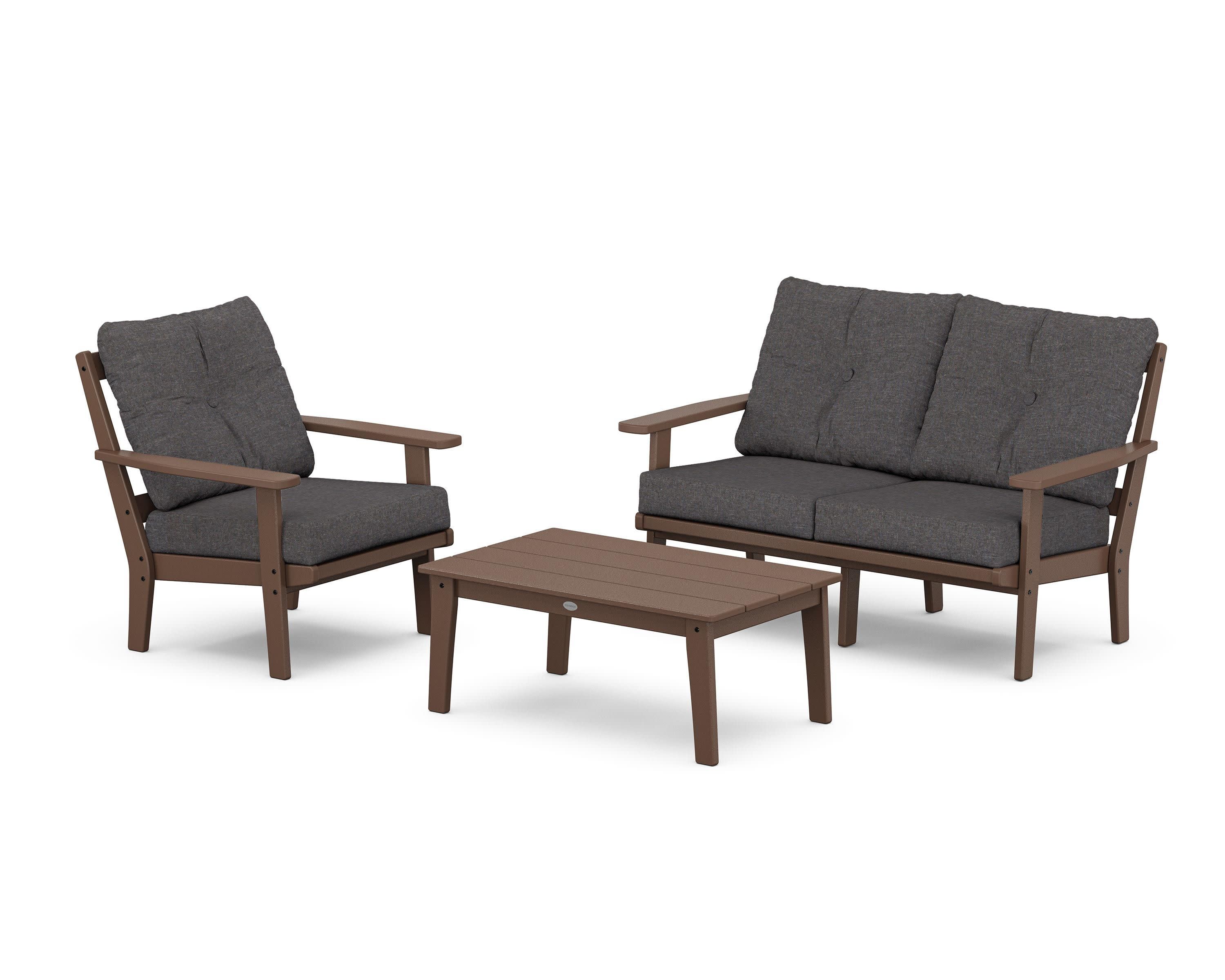 Oxford 3-Piece Deep Seating Set with Loveseat - Image 57