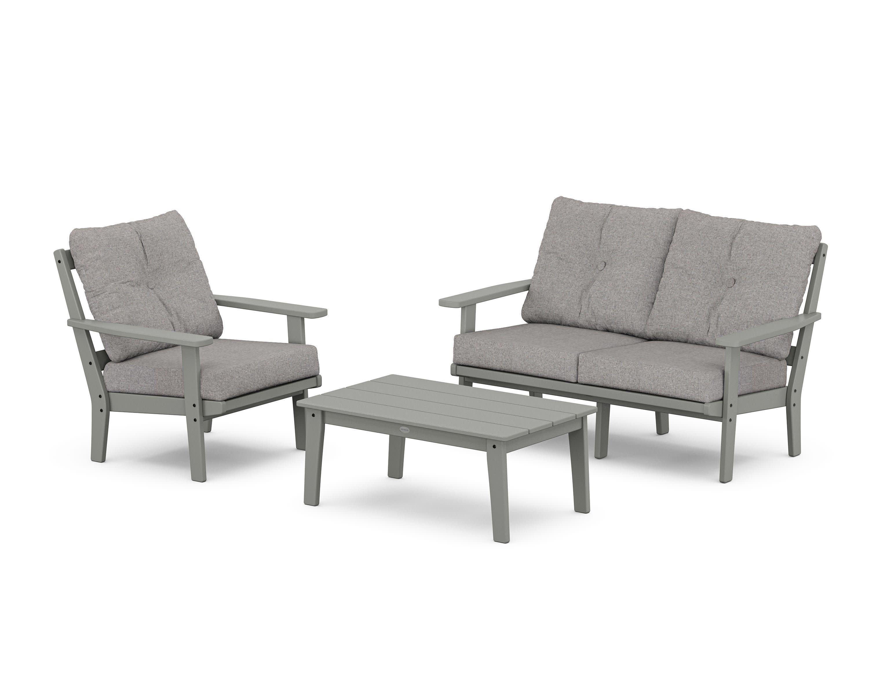 Oxford 3-Piece Deep Seating Set with Loveseat - Image 63