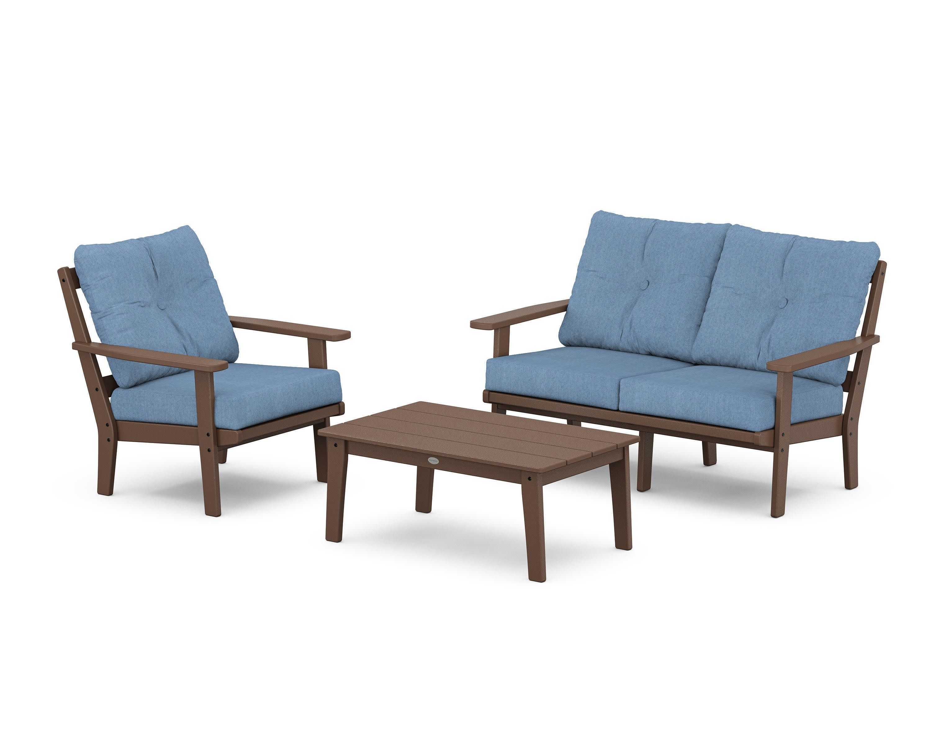 Oxford 3-Piece Deep Seating Set with Loveseat - Image 72