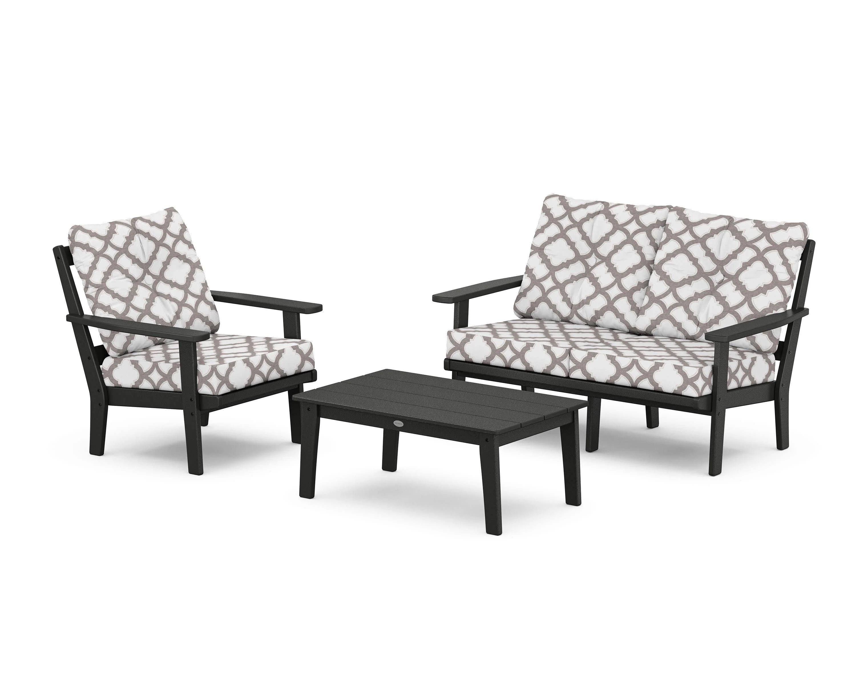 Oxford 3-Piece Deep Seating Set with Loveseat - Image 75