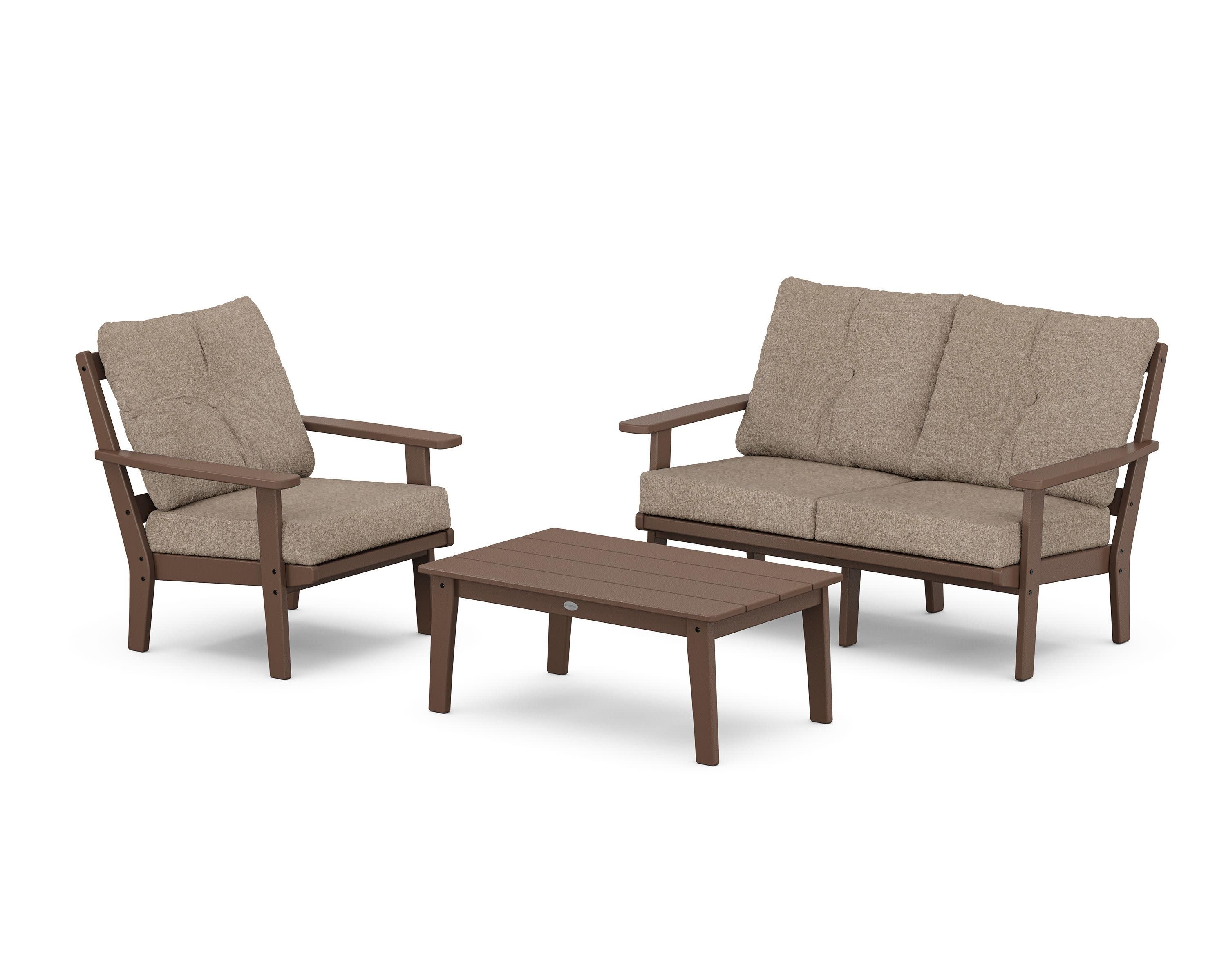 Oxford 3-Piece Deep Seating Set with Loveseat - Image 92
