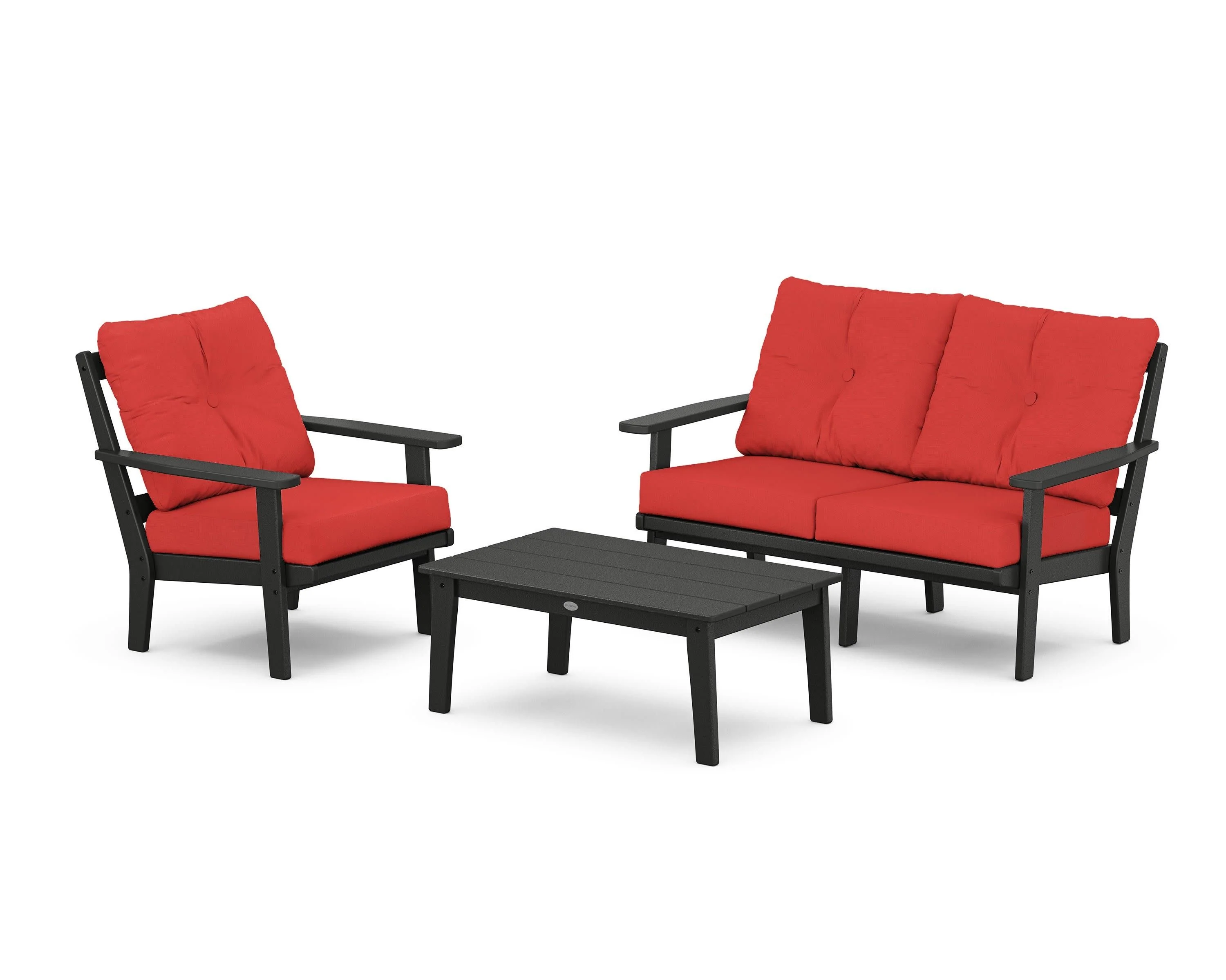 Oxford 3-Piece Deep Seating Set with Loveseat - Image 96