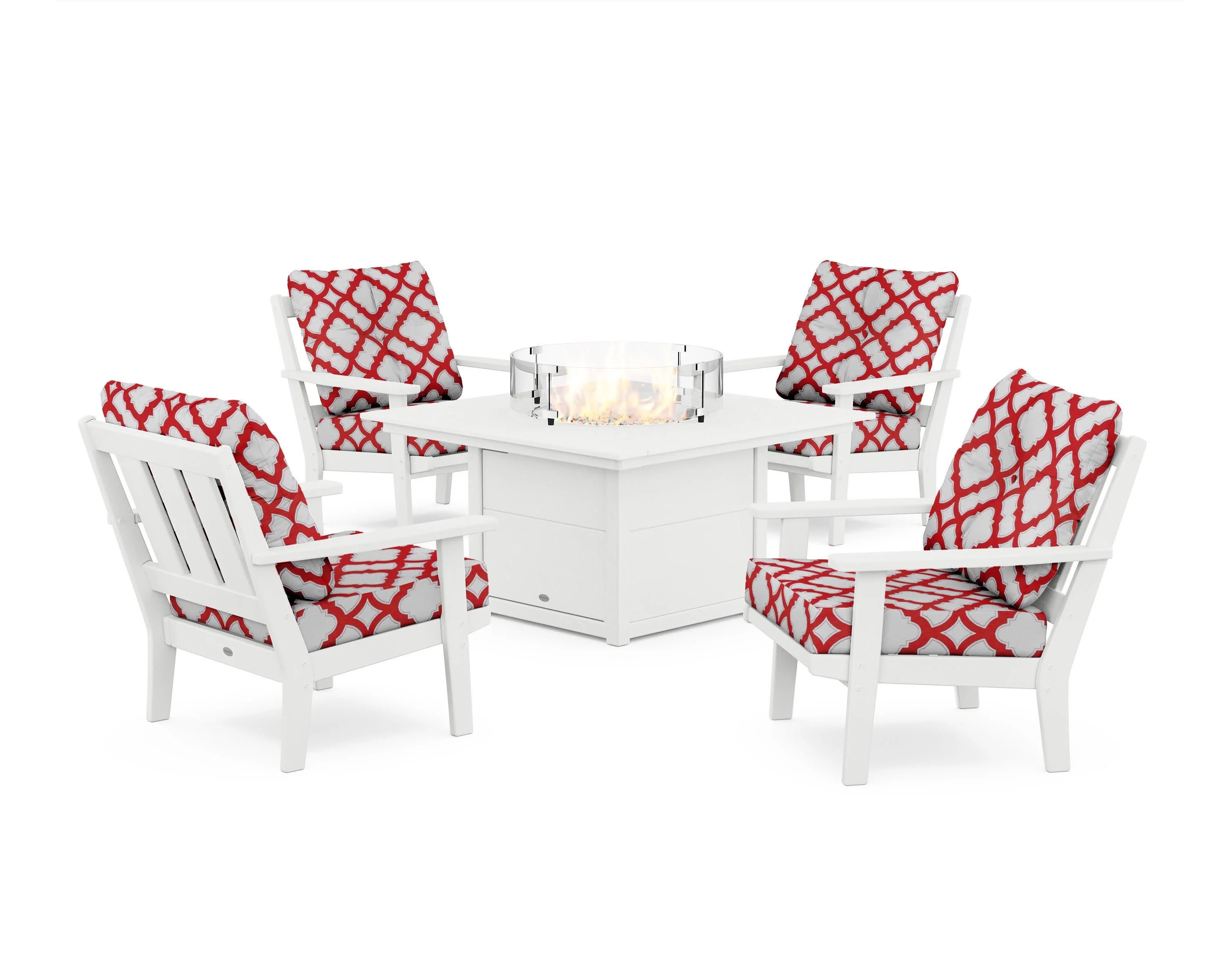 Oxford 5-Piece Deep Seating Set with Fire Pit Table - Image 109
