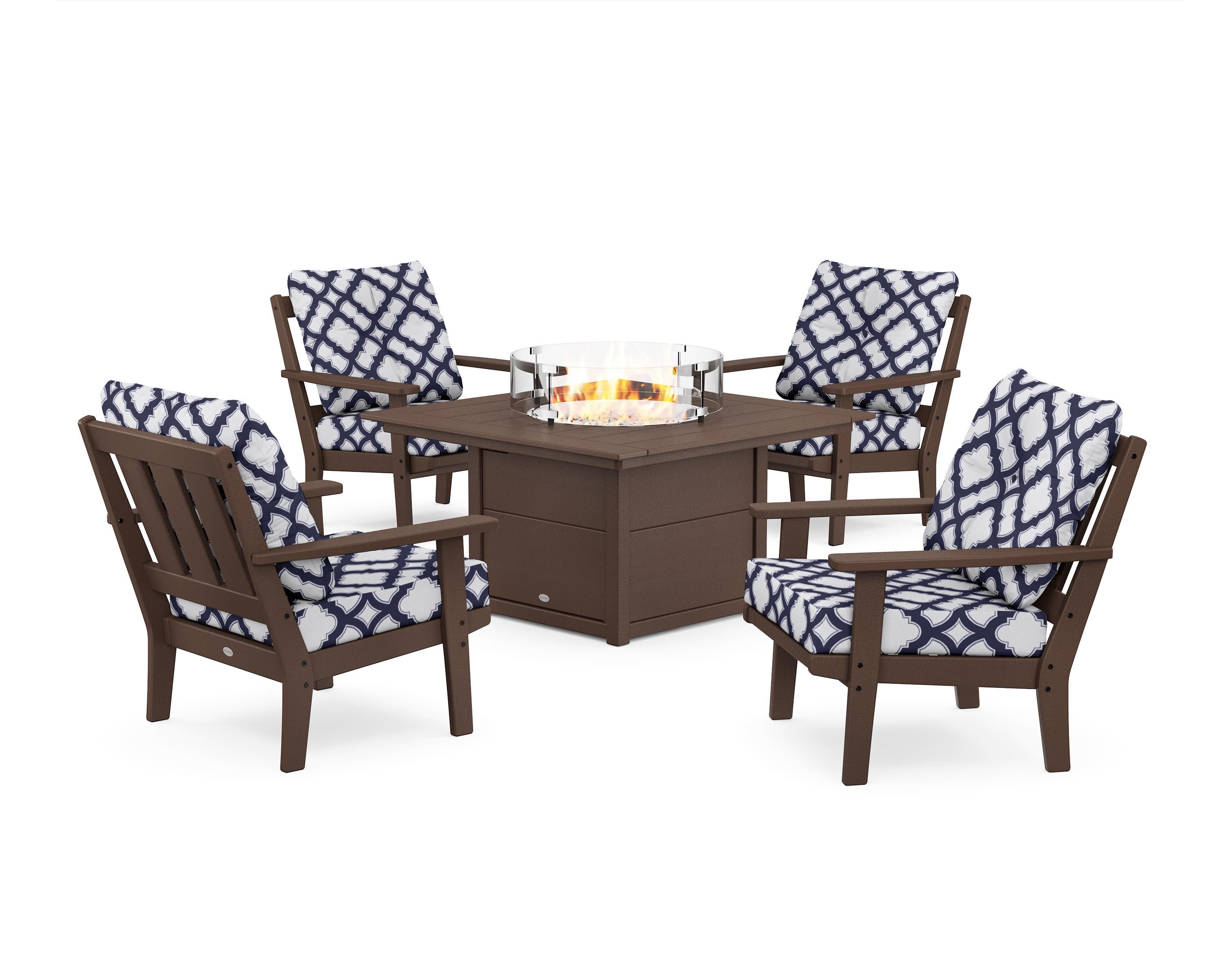 Oxford 5-Piece Deep Seating Set with Fire Pit Table - Image 124