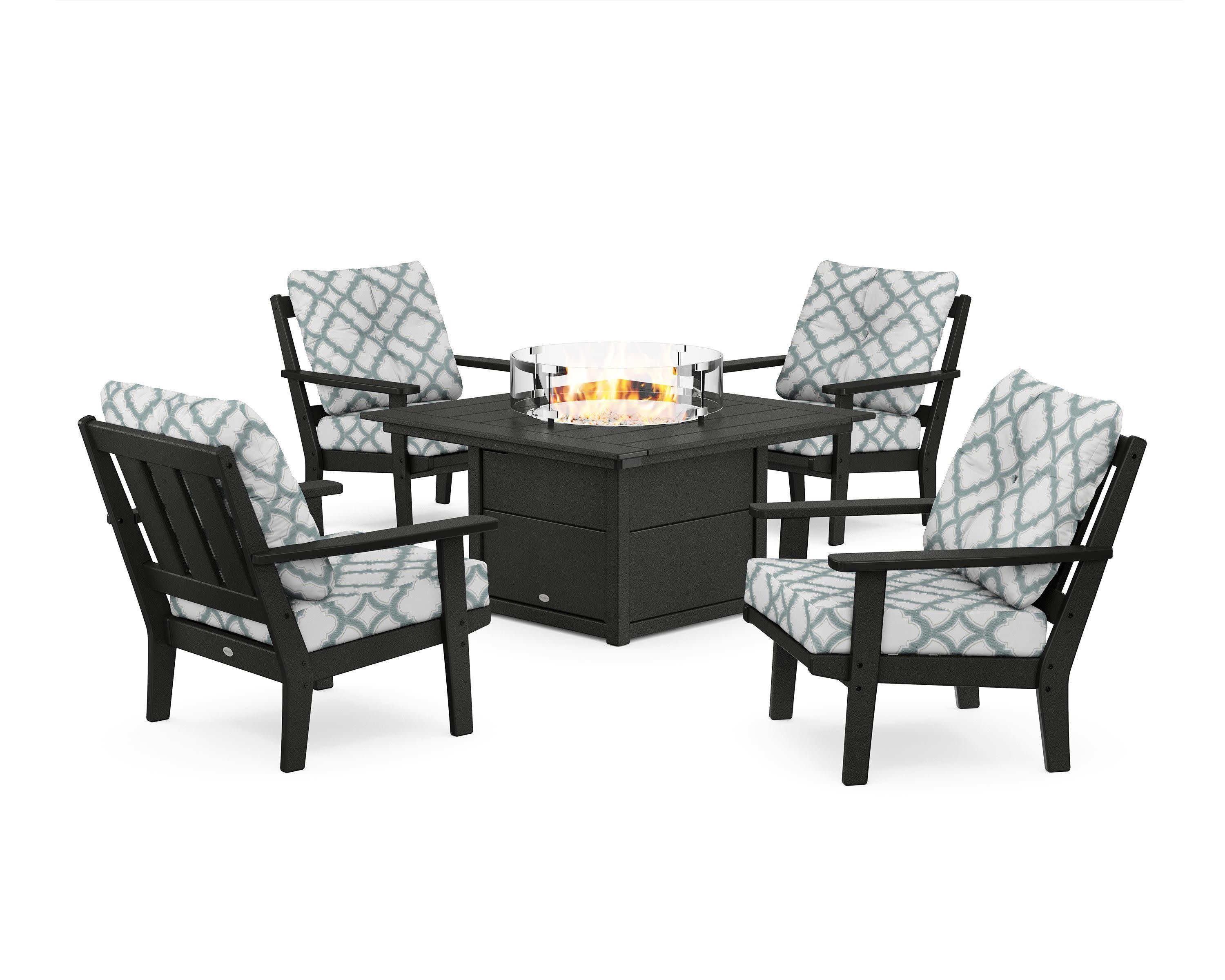 Oxford 5-Piece Deep Seating Set with Fire Pit Table - Image 142