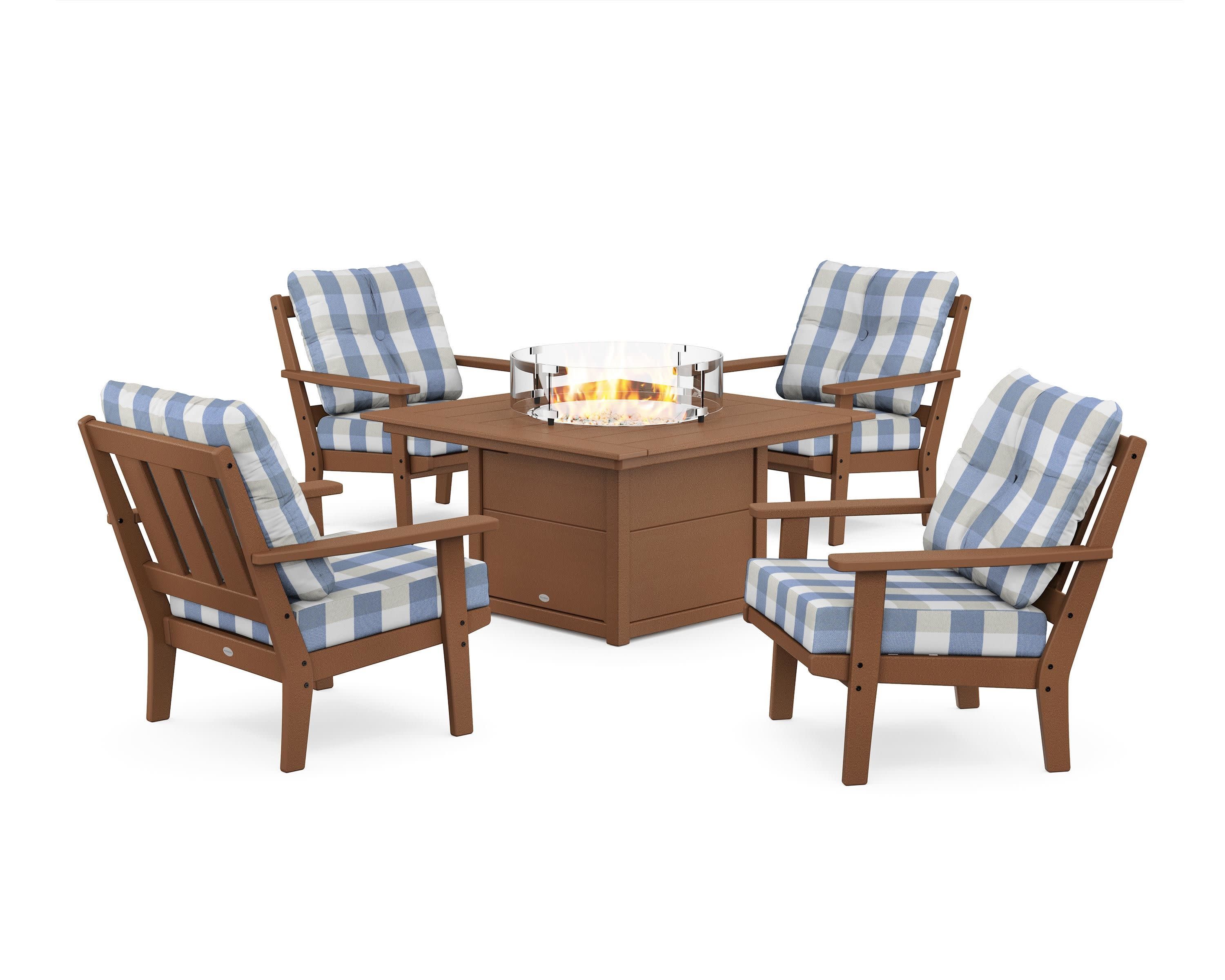 Oxford 5-Piece Deep Seating Set with Fire Pit Table - Image 152