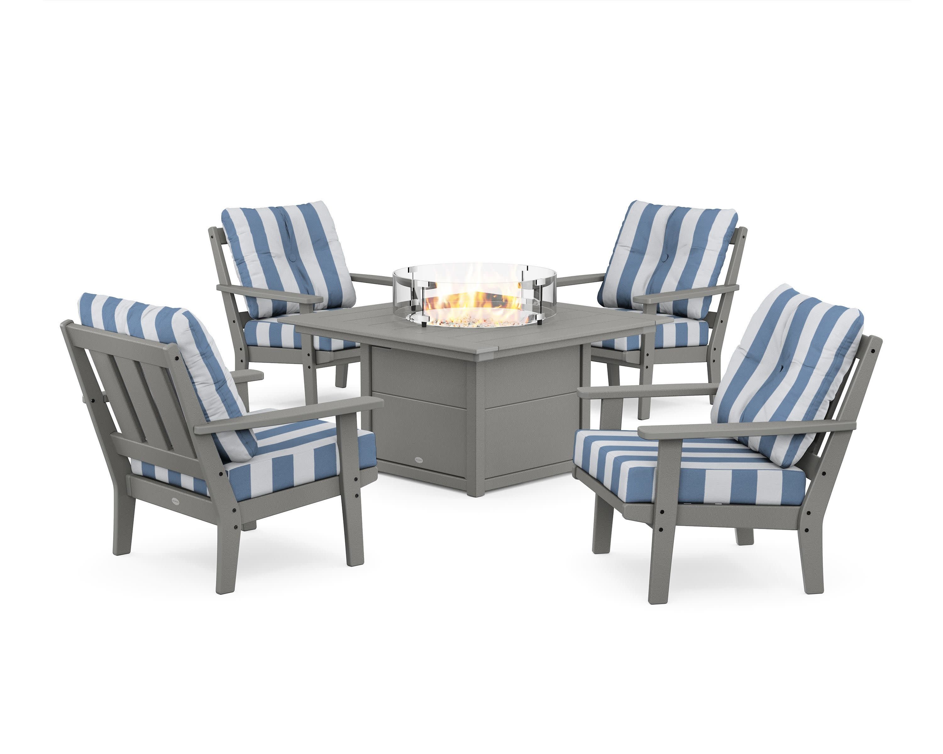 Oxford 5-Piece Deep Seating Set with Fire Pit Table - Image 189