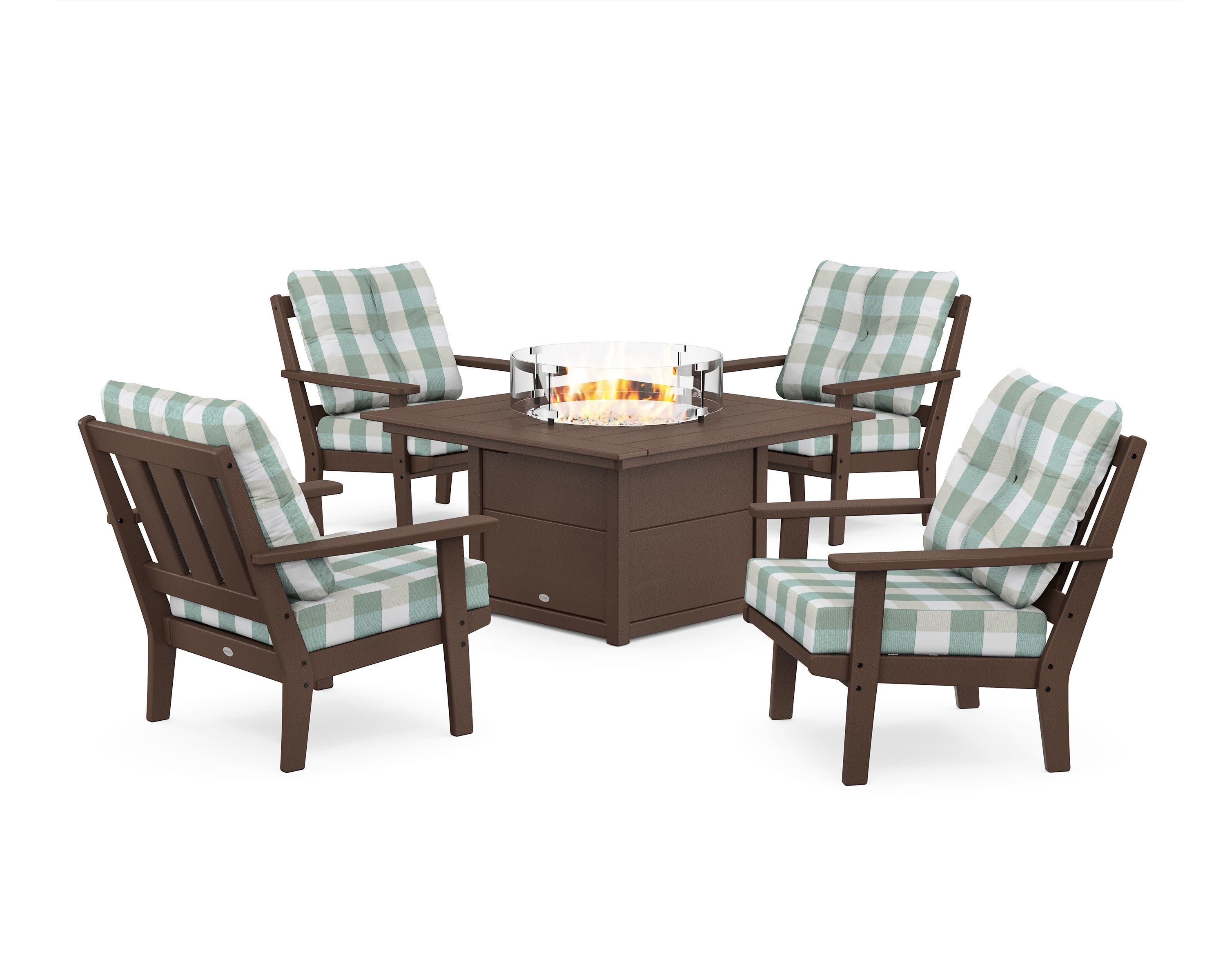 Oxford 5-Piece Deep Seating Set with Fire Pit Table - Image 209