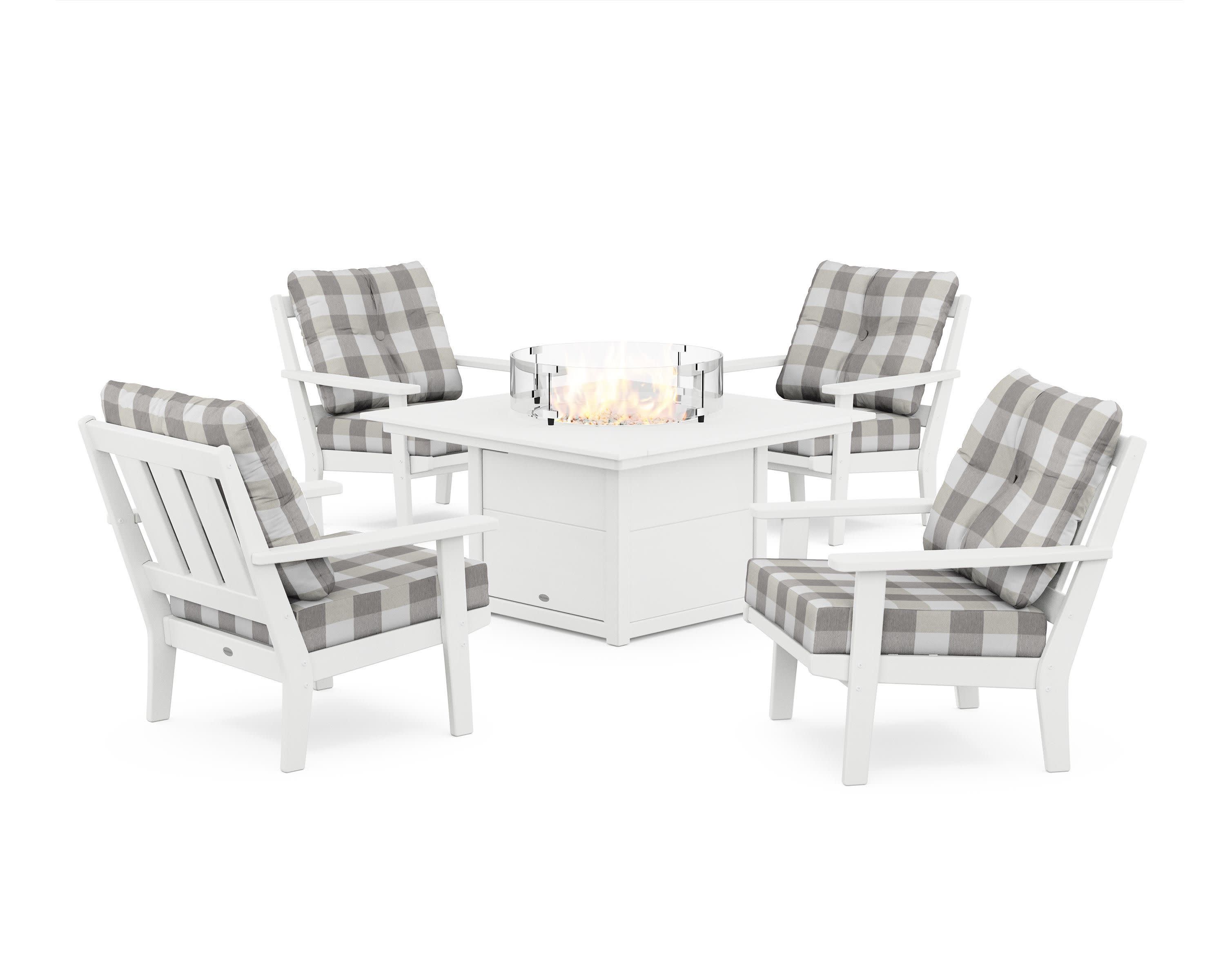 Oxford 5-Piece Deep Seating Set with Fire Pit Table - Image 27