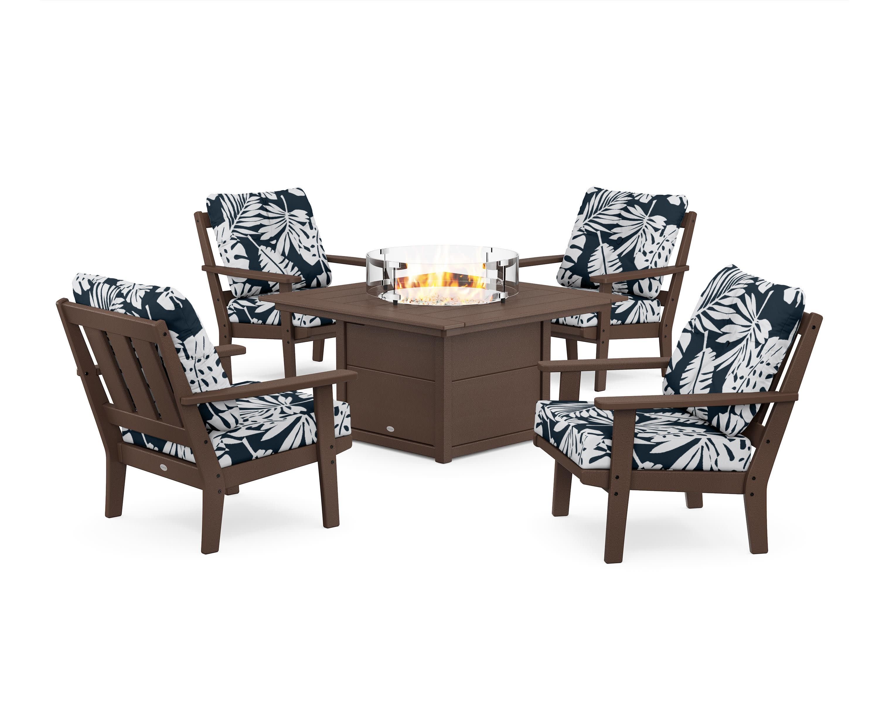 Oxford 5-Piece Deep Seating Set with Fire Pit Table - Image 34