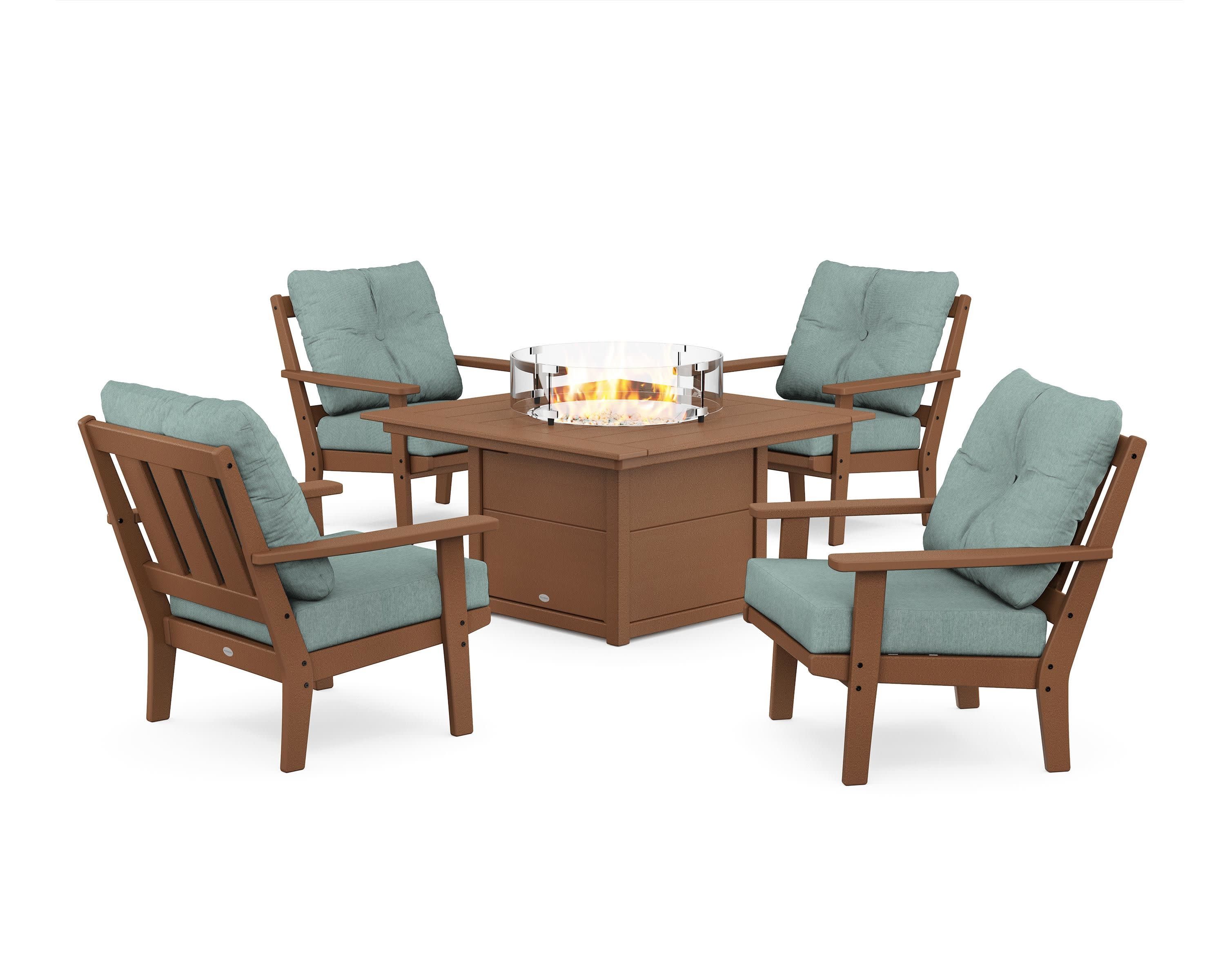 Oxford 5-Piece Deep Seating Set with Fire Pit Table - Image 99