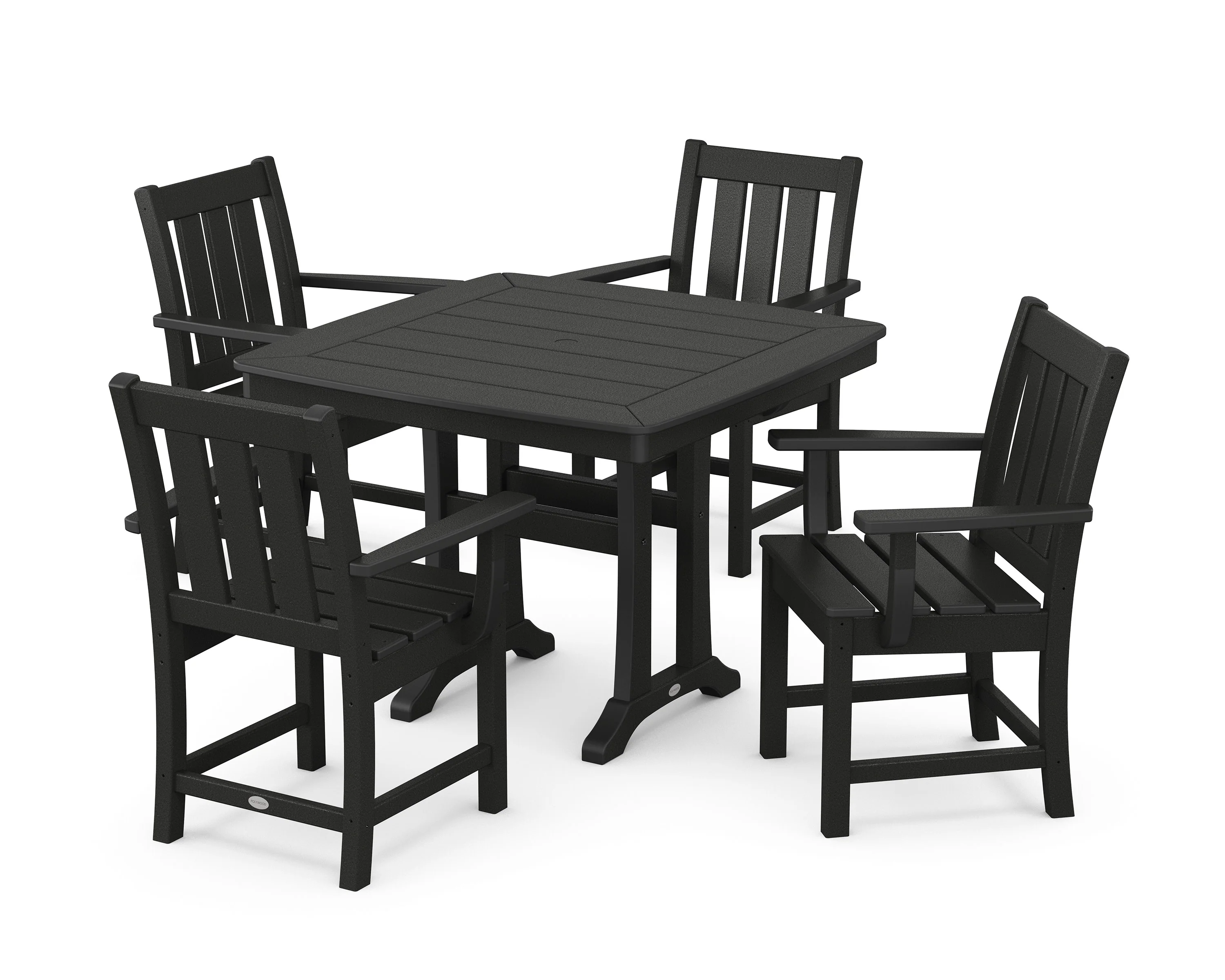 Oxford 5-Piece Dining Set with Trestle Legs - Image 6