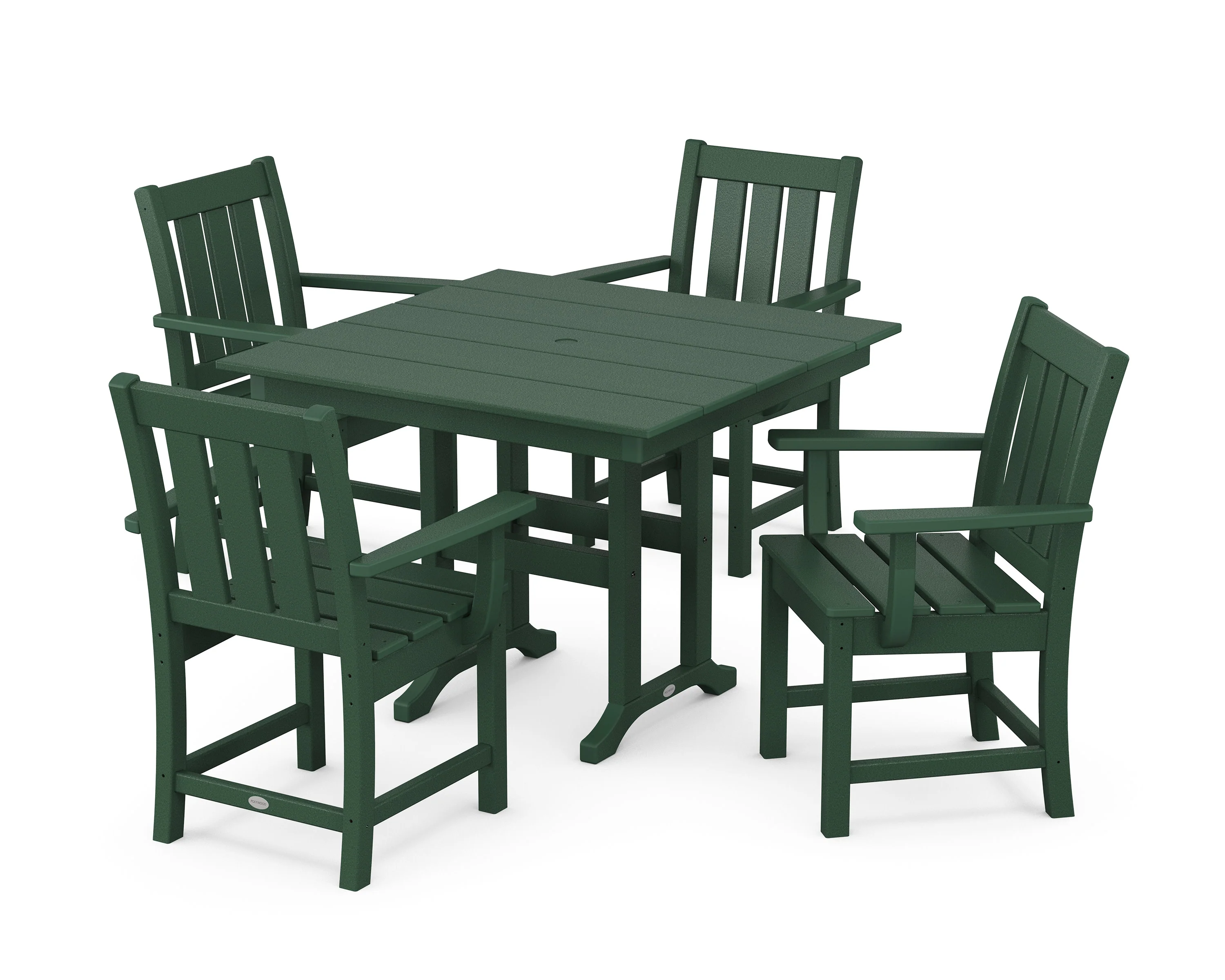 Oxford 5-Piece Farmhouse Dining Set - Image 3