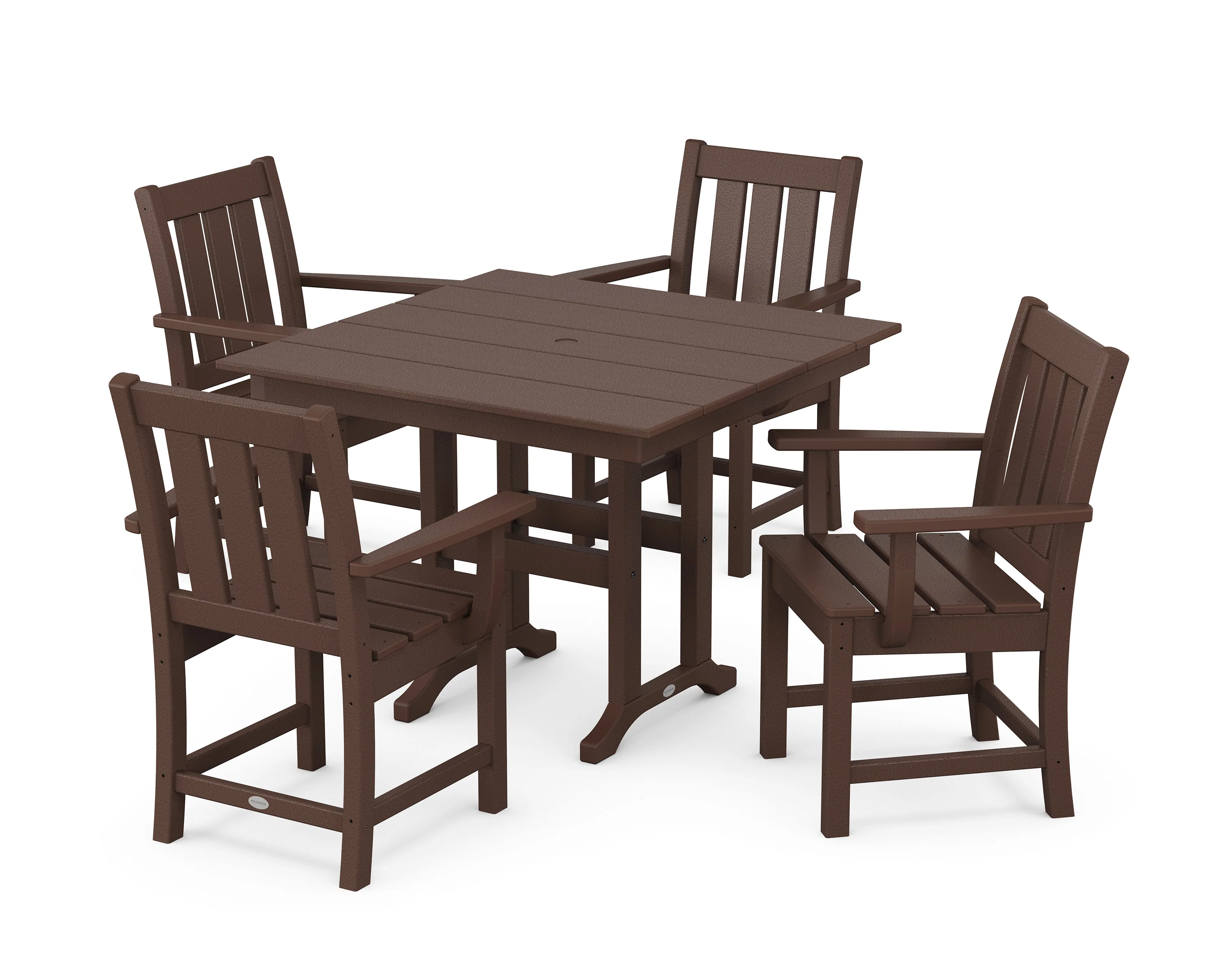 Oxford 5-Piece Farmhouse Dining Set - Image 7
