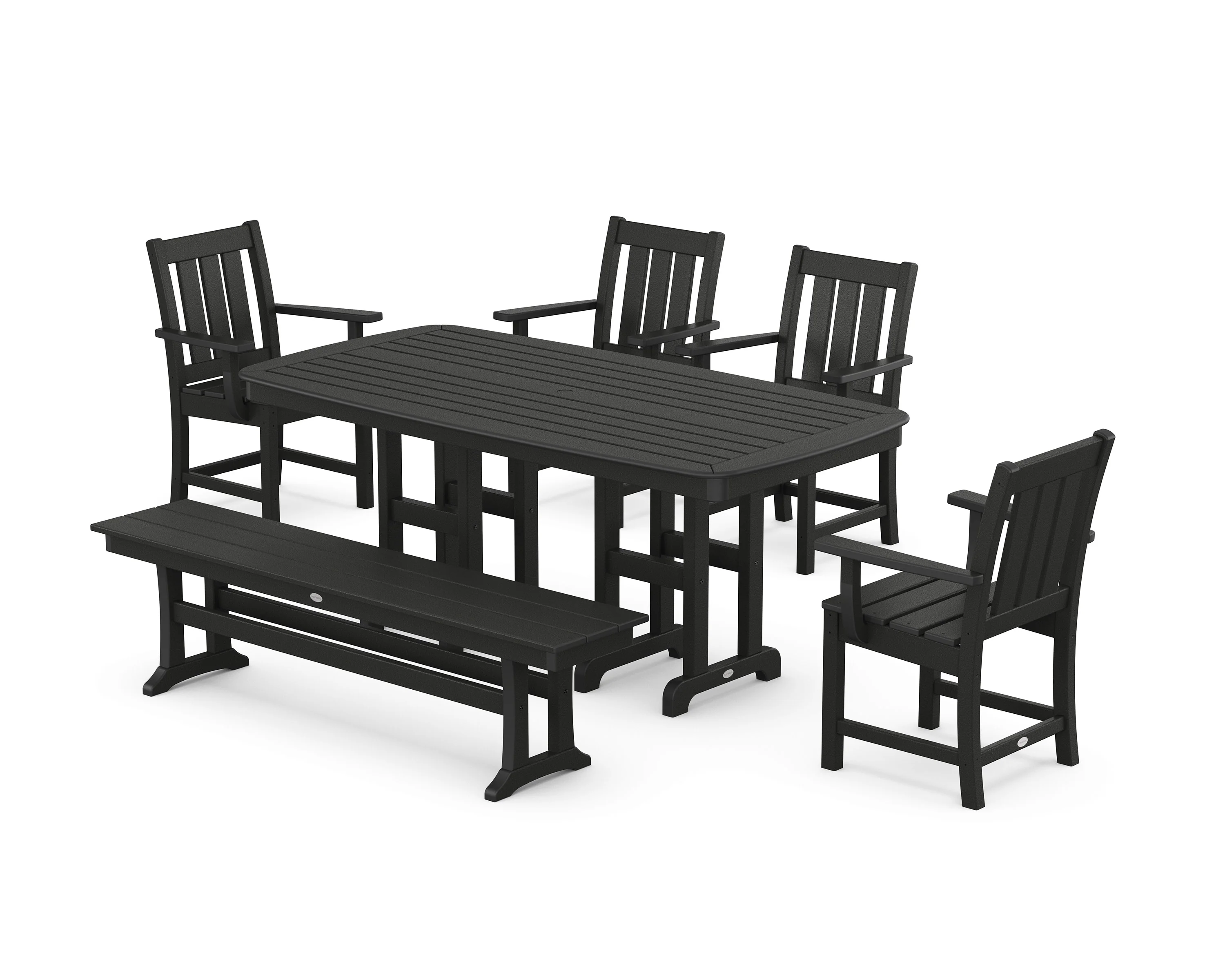 Oxford 6-Piece Dining Set with Bench - Image 5