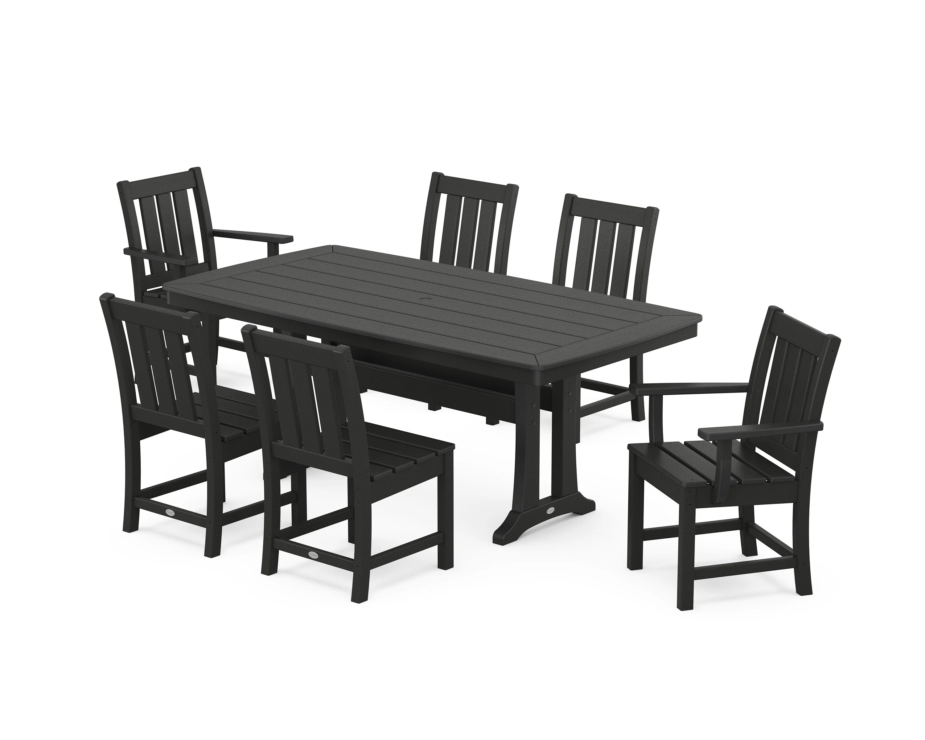 Oxford 7-Piece Dining Set with Trestle Legs - Image 5
